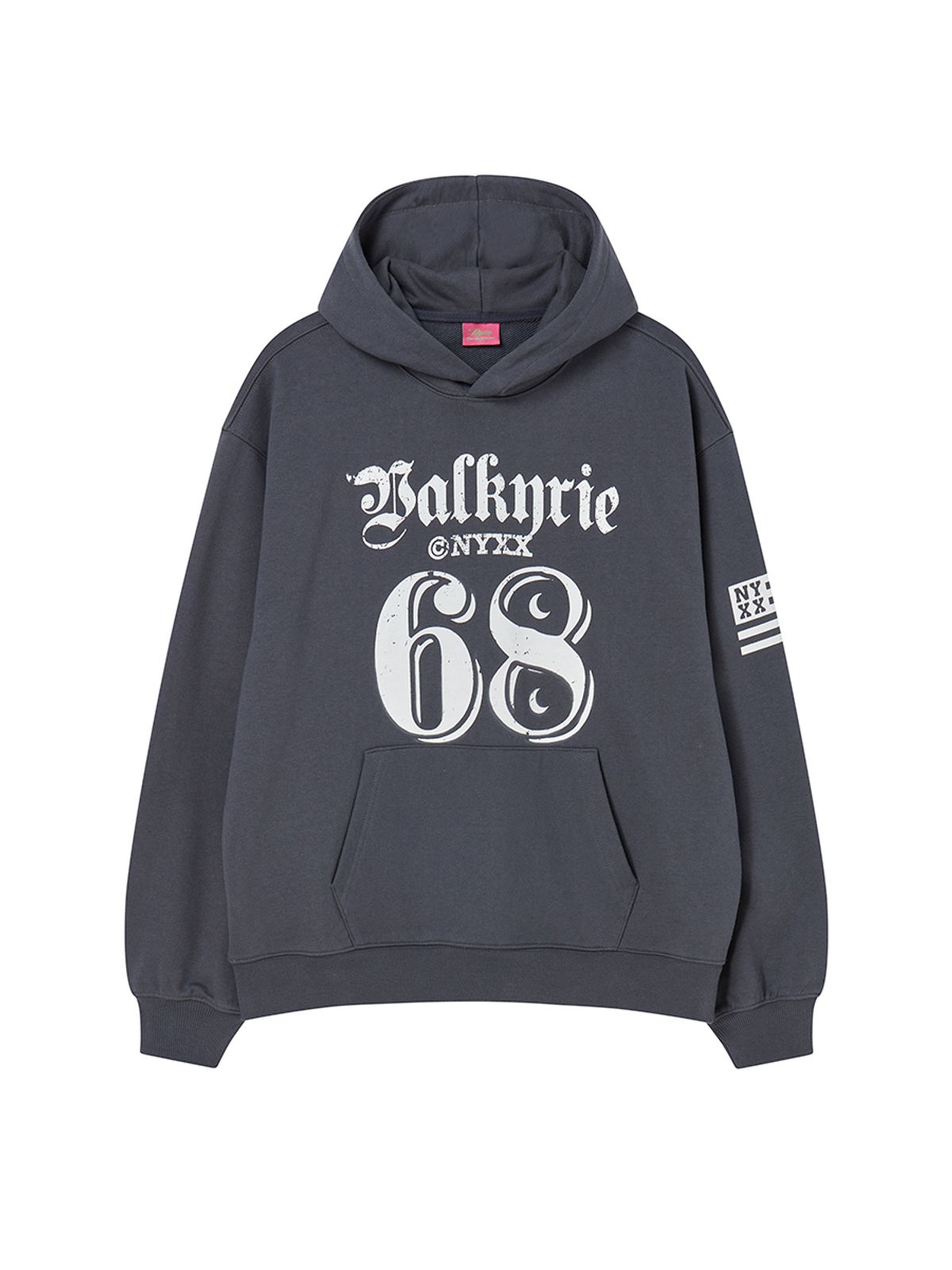 엔와이엑스엑스(NYXX) BALKYRIE 68 HOODIE CHARCOAL