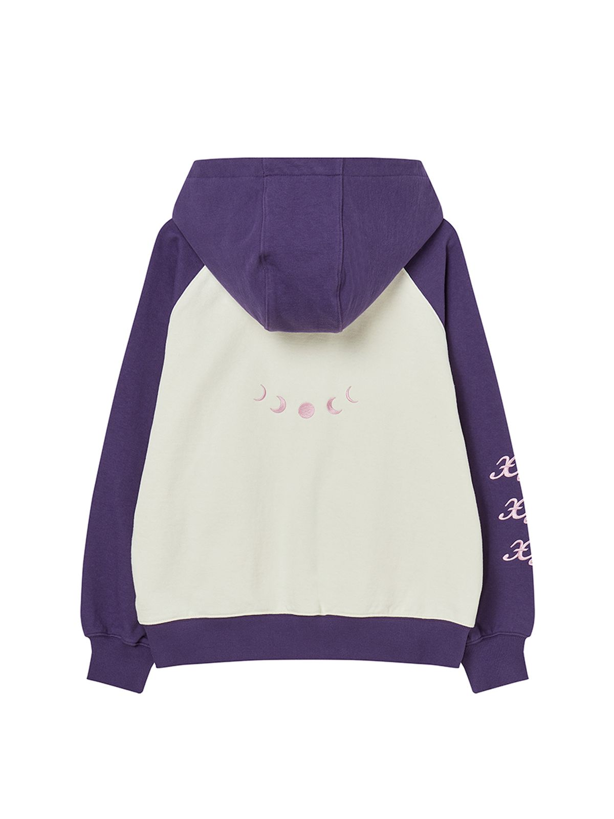 엔와이엑스엑스(NYXX) COLOR BLOCK FLOW HOOD ZIP-UP PURPLE