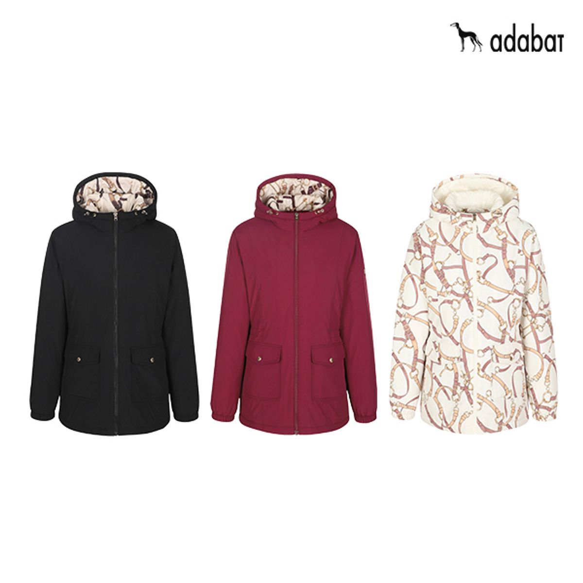 아다바트(ADABAT) 인퀼팅 점퍼 여성 3color