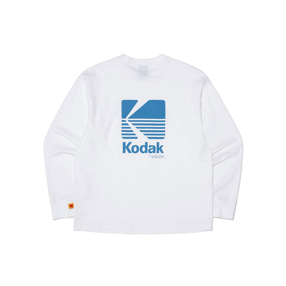 코닥(KODAK) 빅로고 그래픽 긴팔 티셔츠 IVORY