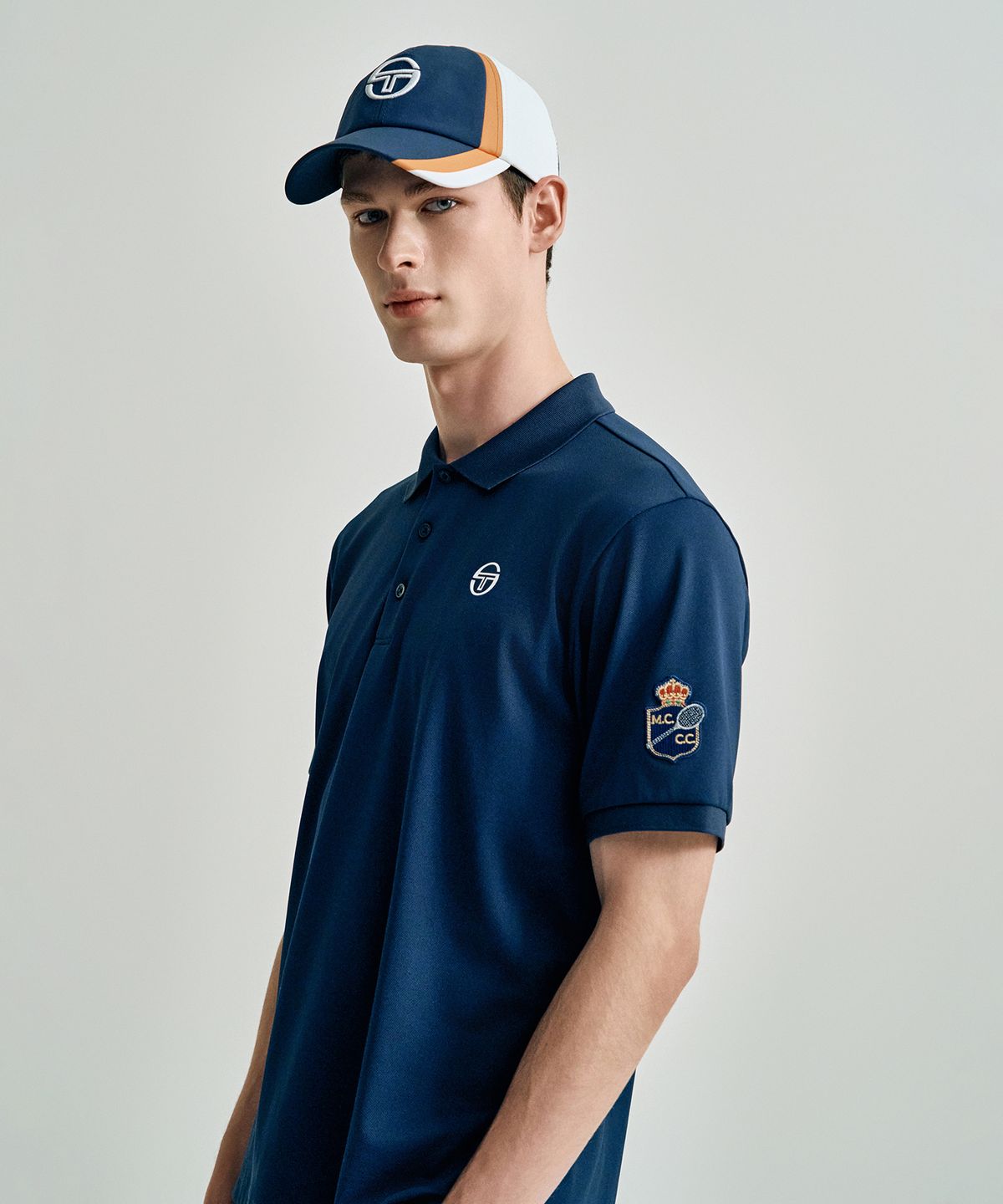 세르지오 타키니(SERGIO TACCHINI) U MC 스태프 캡 (Navy)