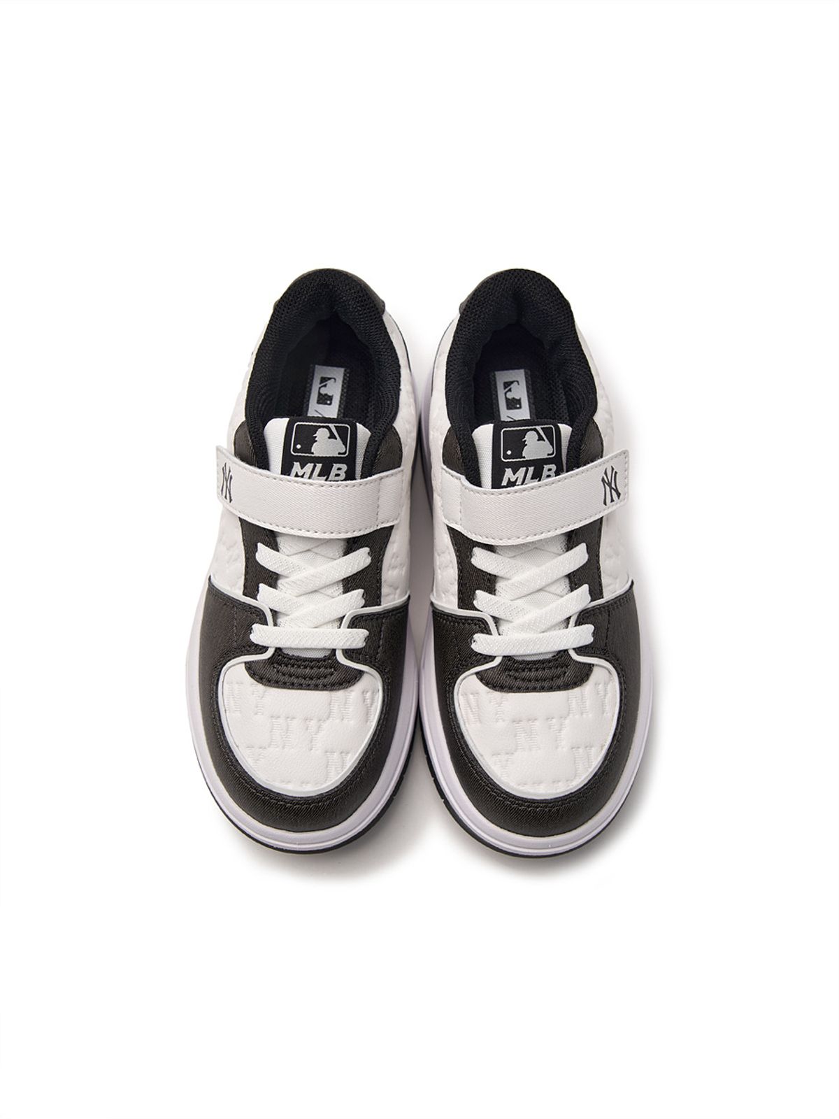 엠엘비 키즈(MLB KIDS) 청키 라이너 엠보 데님 모노그램 주니어 NY (Black)