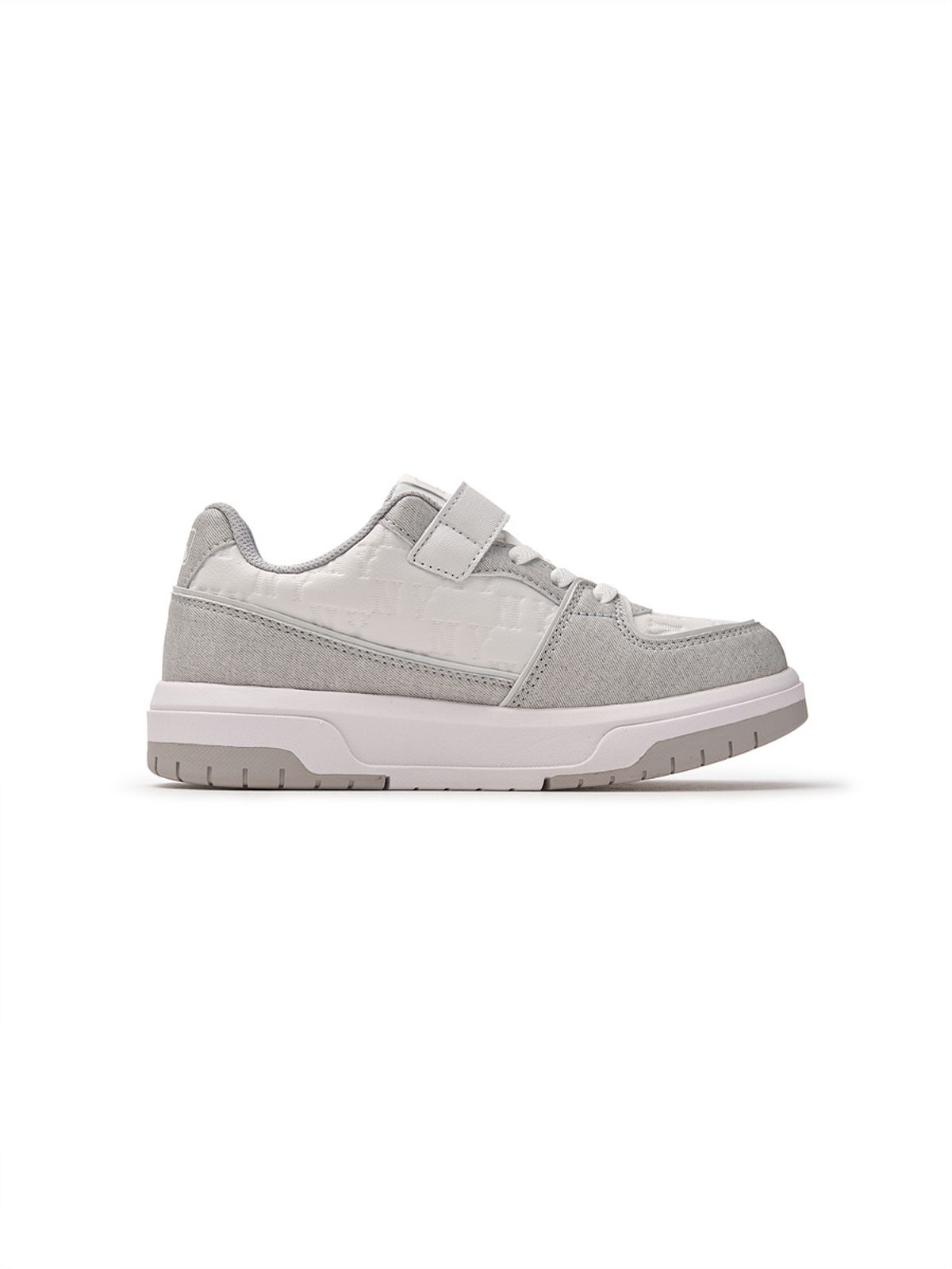 엠엘비 키즈(MLB KIDS) 청키 라이너 엠보 데님 모노그램 주니어 NY (L.Grey)