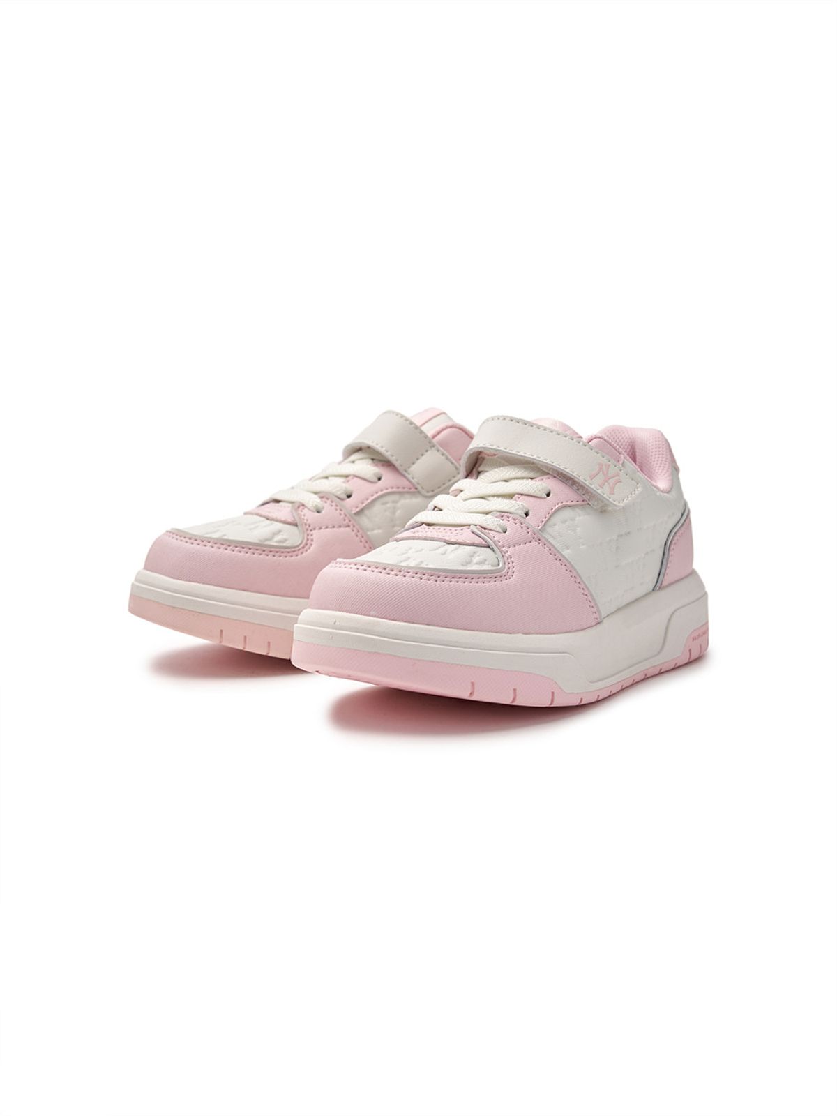 엠엘비 키즈(MLB KIDS) 청키 라이너 엠보 데님 모노그램 주니어 NY (L.Pink)