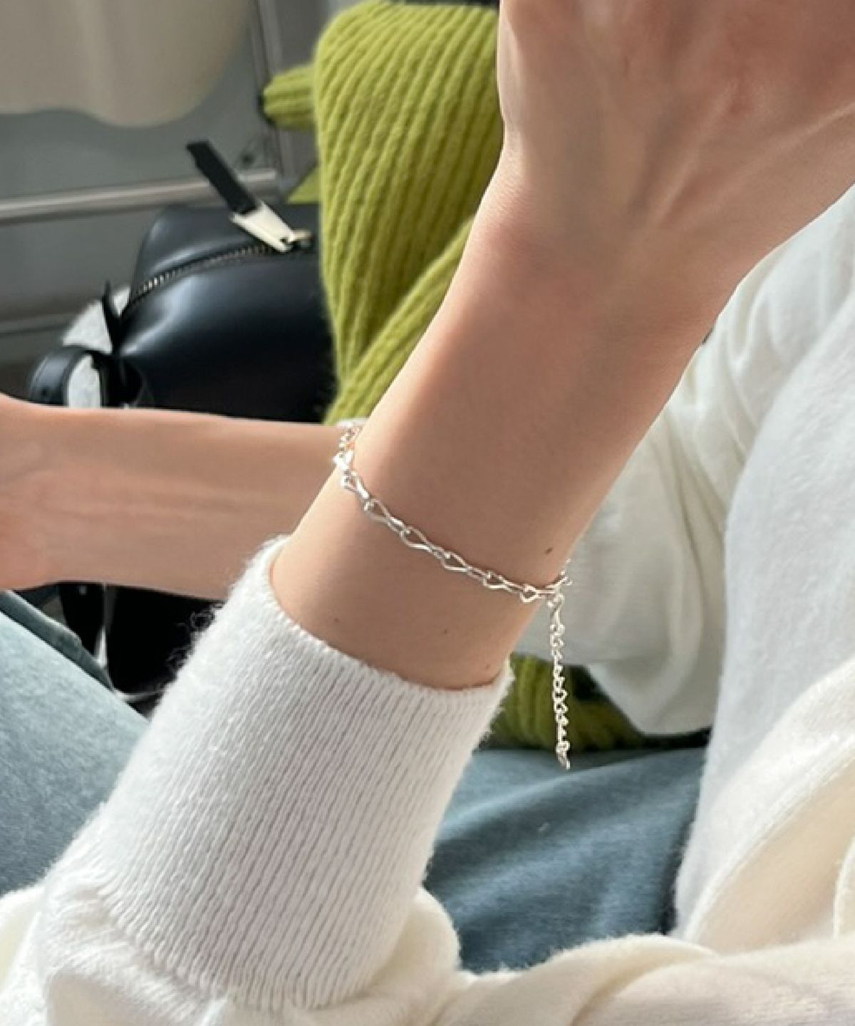 바라두(BARADU) [BARADU 925] Twist infinity chain bracelet