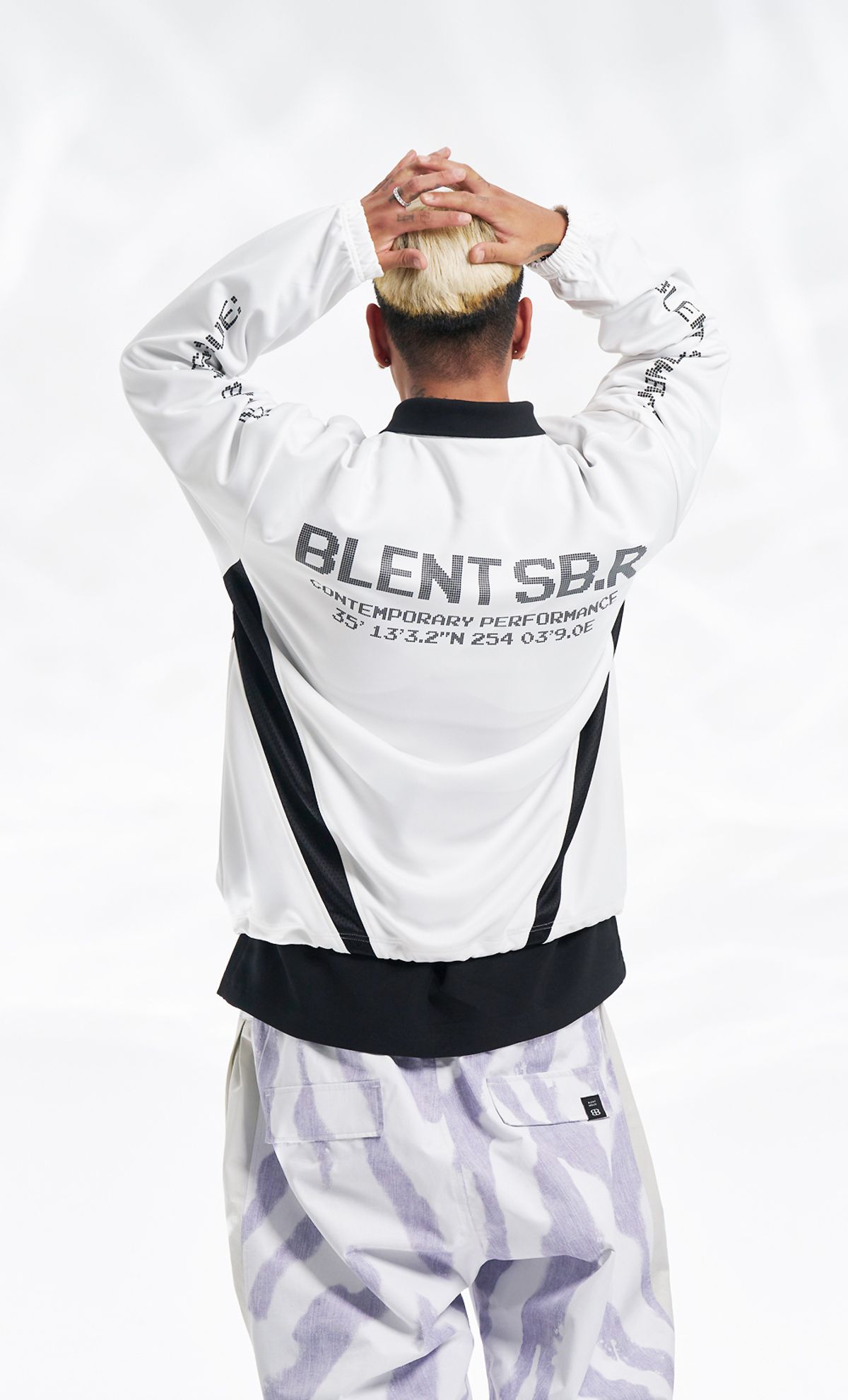 블렌트(BLENT) Block Jersey - White