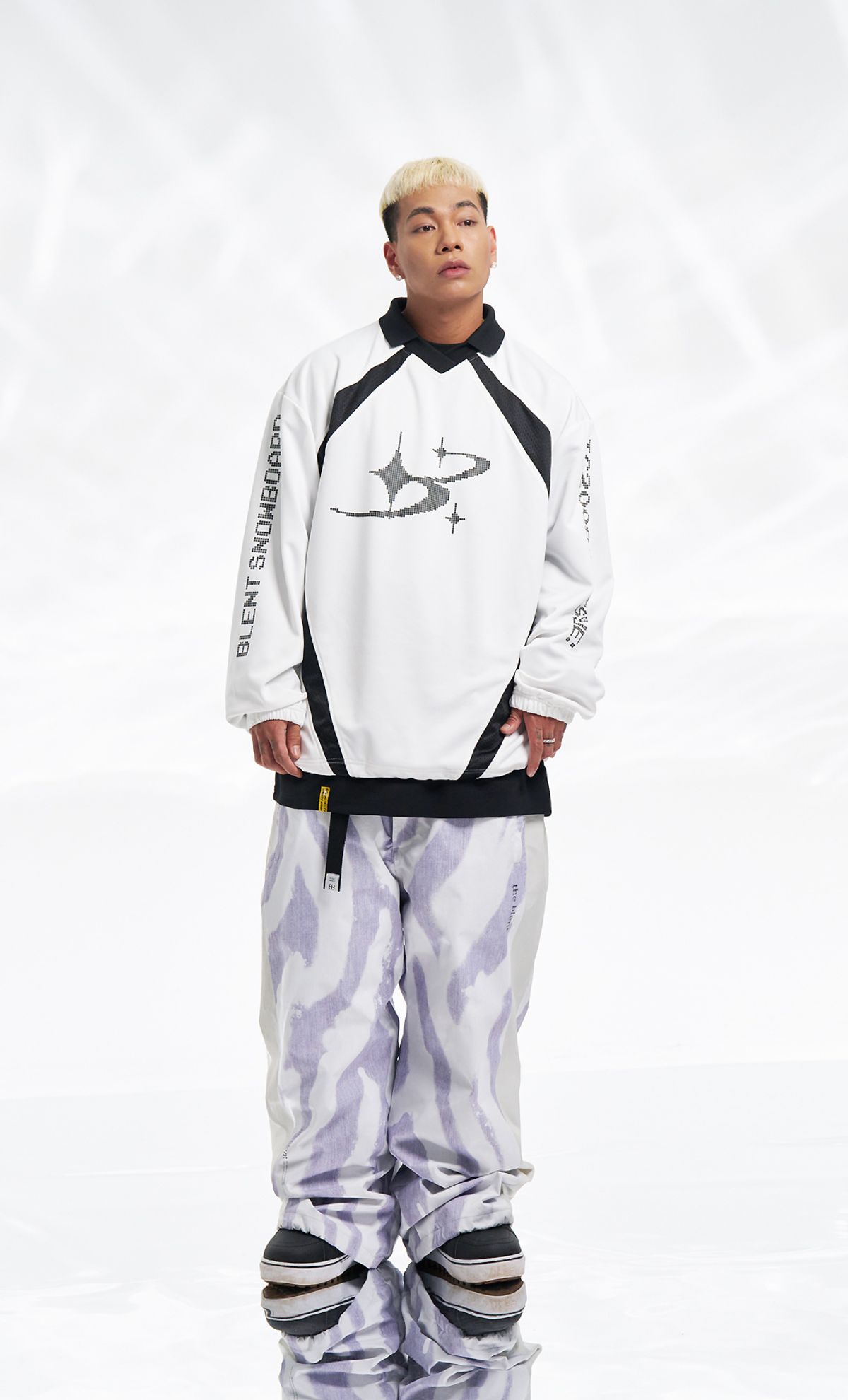 블렌트(BLENT) Block Jersey - White