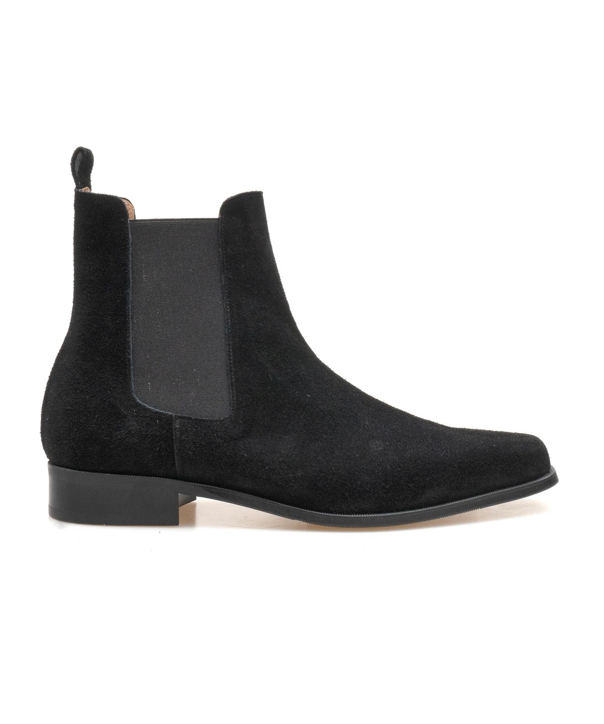 올클래식(ALLCLASSIC) ALC080 에스트로 스퀘어토 첼시 부츠_black suede