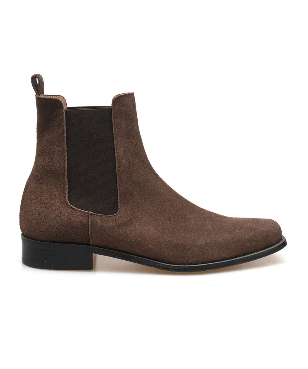 올클래식(ALLCLASSIC) ALC080 에스트로 스퀘어토 첼시 부츠_d.brown suede