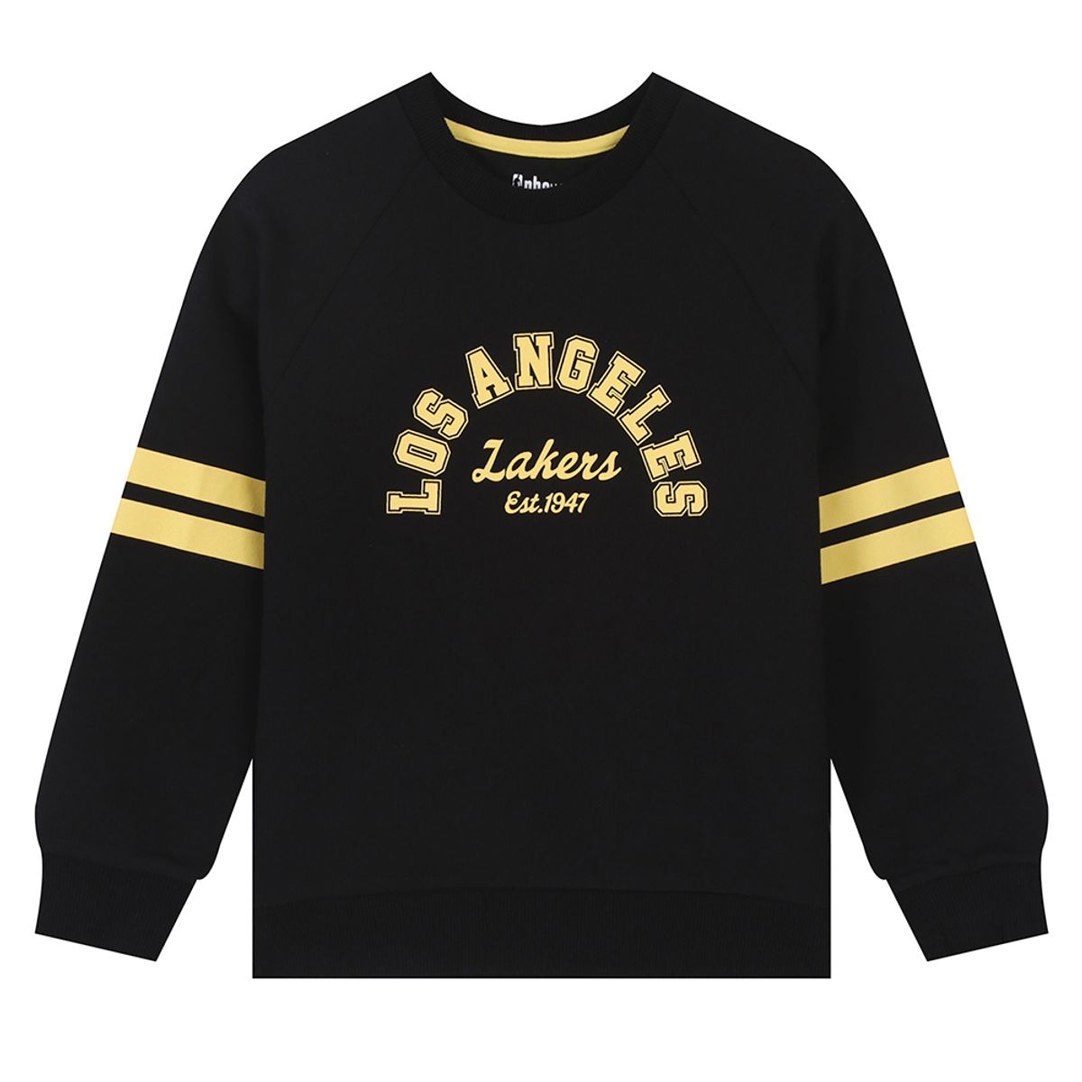 엔비에이 키즈(NBA KIDS) LAL 팀 로고 맨투맨(K251TS010P) 블랙