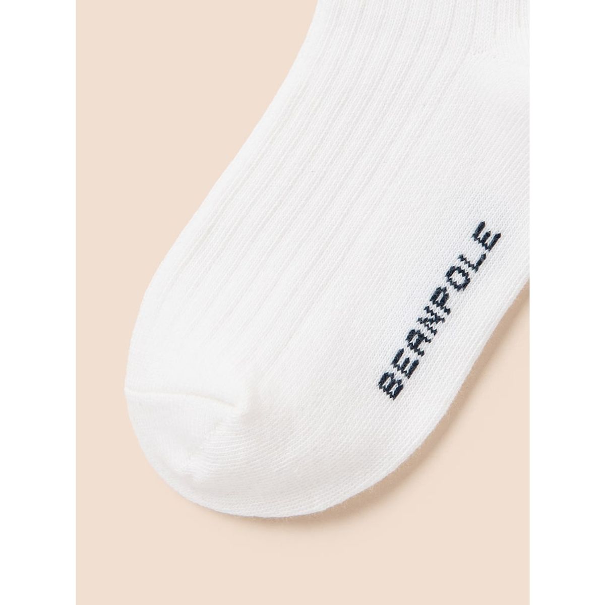 빈폴 키즈(BEANPOLE KIDS) 베이직 골지 반스타킹 2족 SET  아이보리 (BI51KTU020)