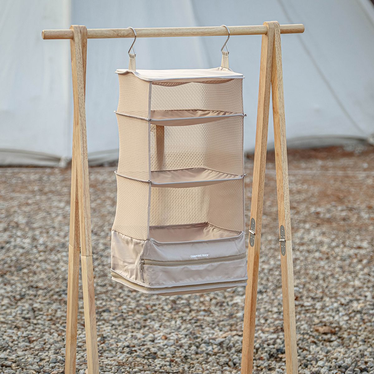 캠핑덕(CAMPINGDUCK) 캠핑 옷걸이형 수납 파우치