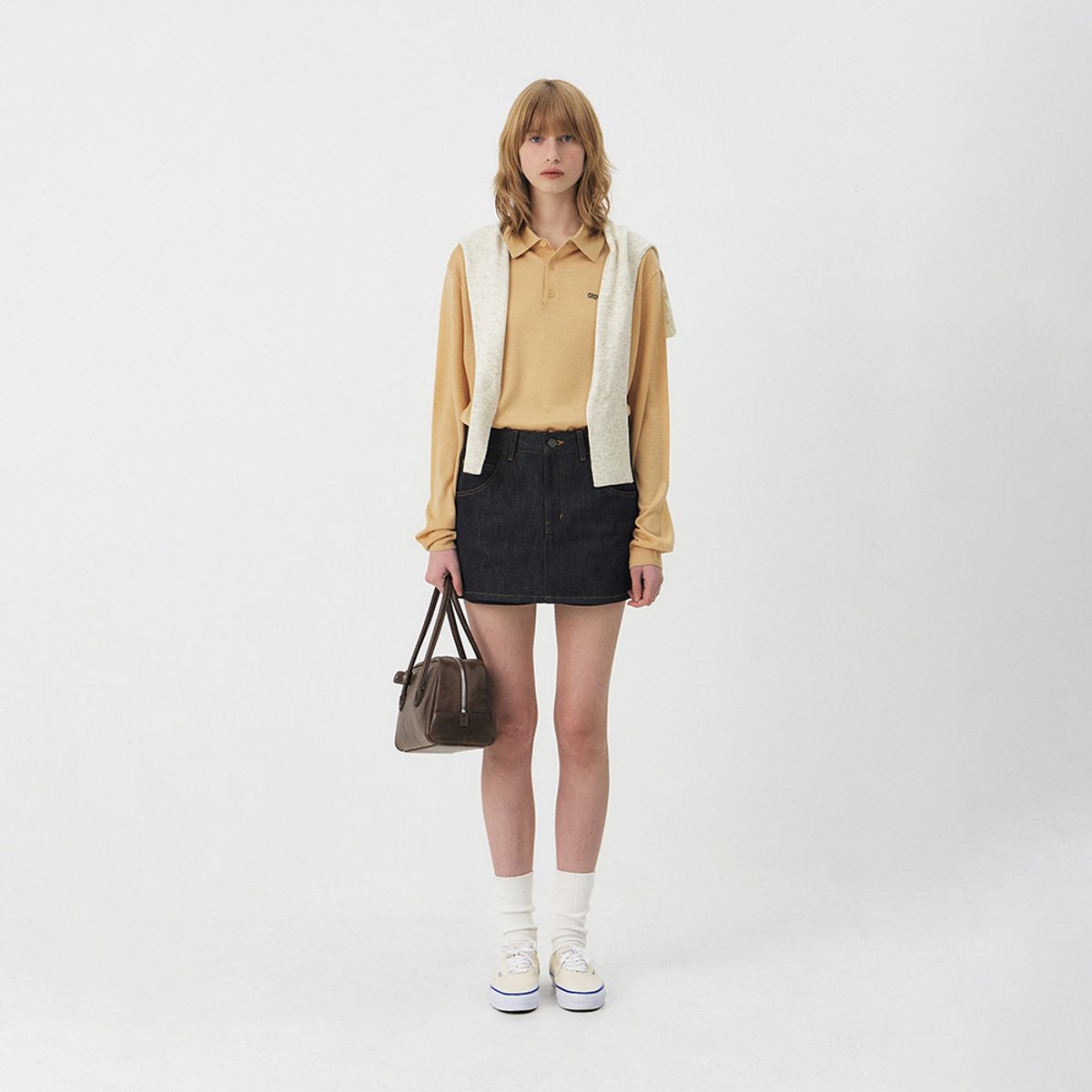 그로브(GROVE) SERENE COLLAR KNIT [4COLORS]