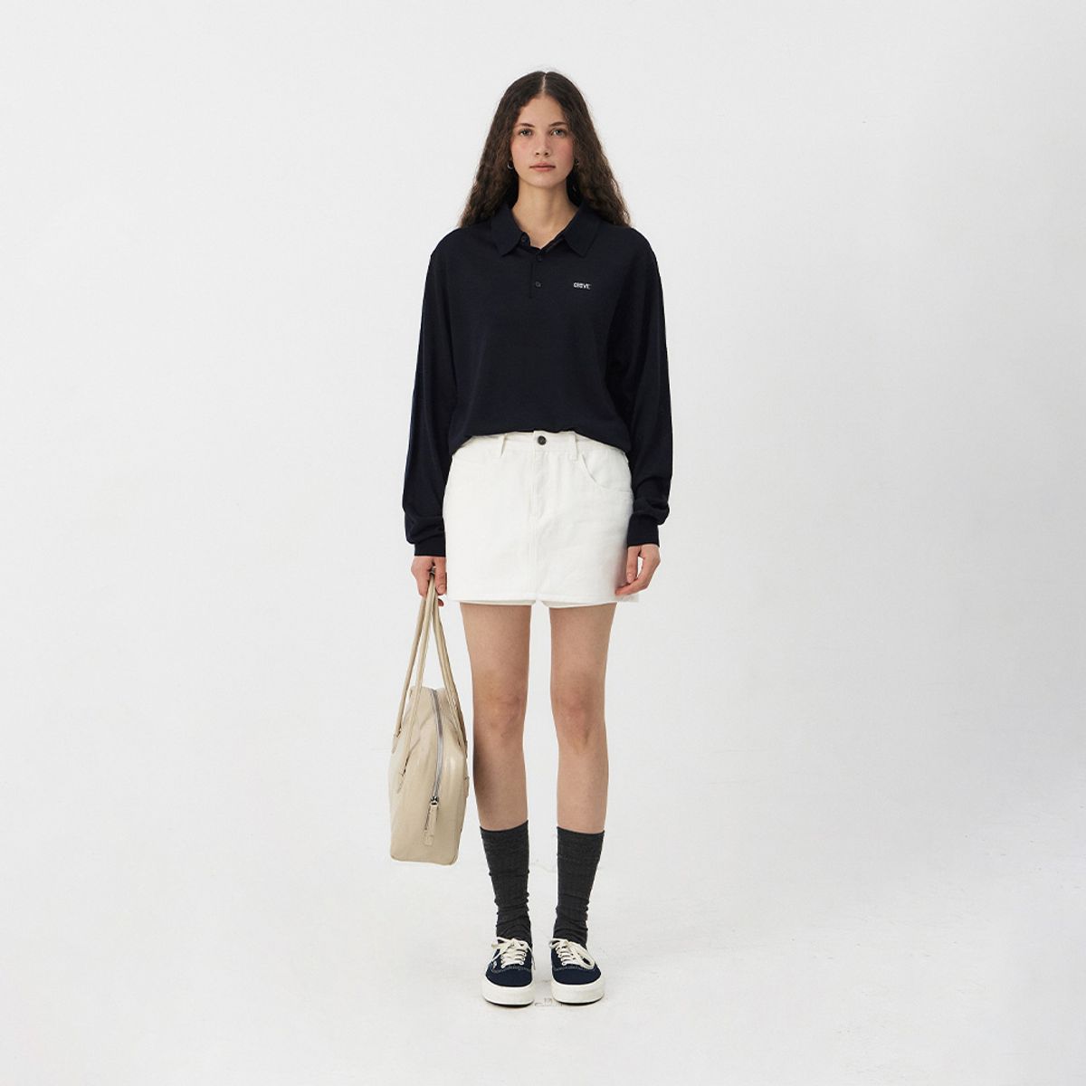 그로브(GROVE) SERENE COLLAR KNIT [4COLORS]
