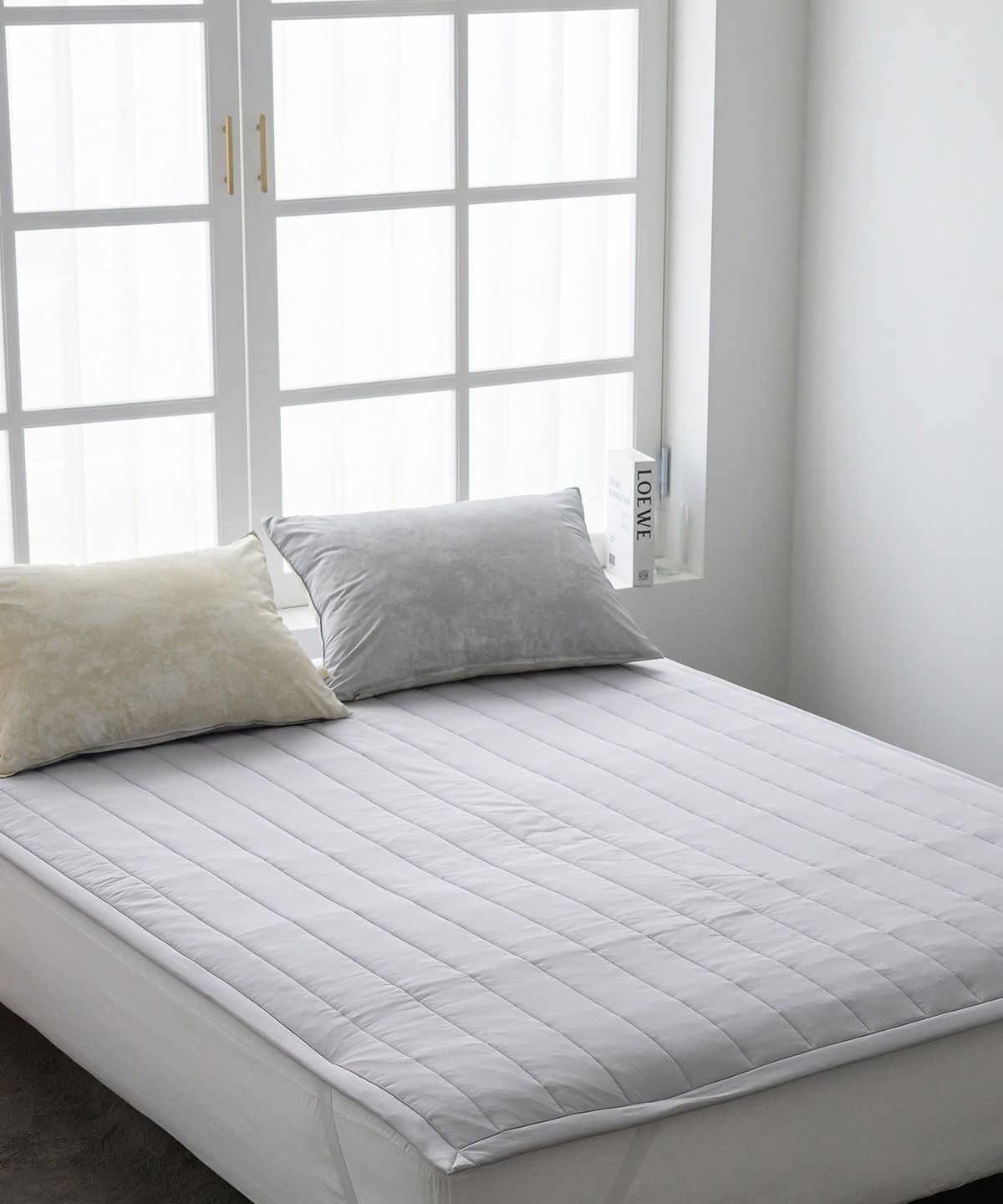 샤이닝홈(SHININGHOME) 더블리 구름블렌드 M2 알러지케어 고정밴드 침대패드 SS/Q 2size