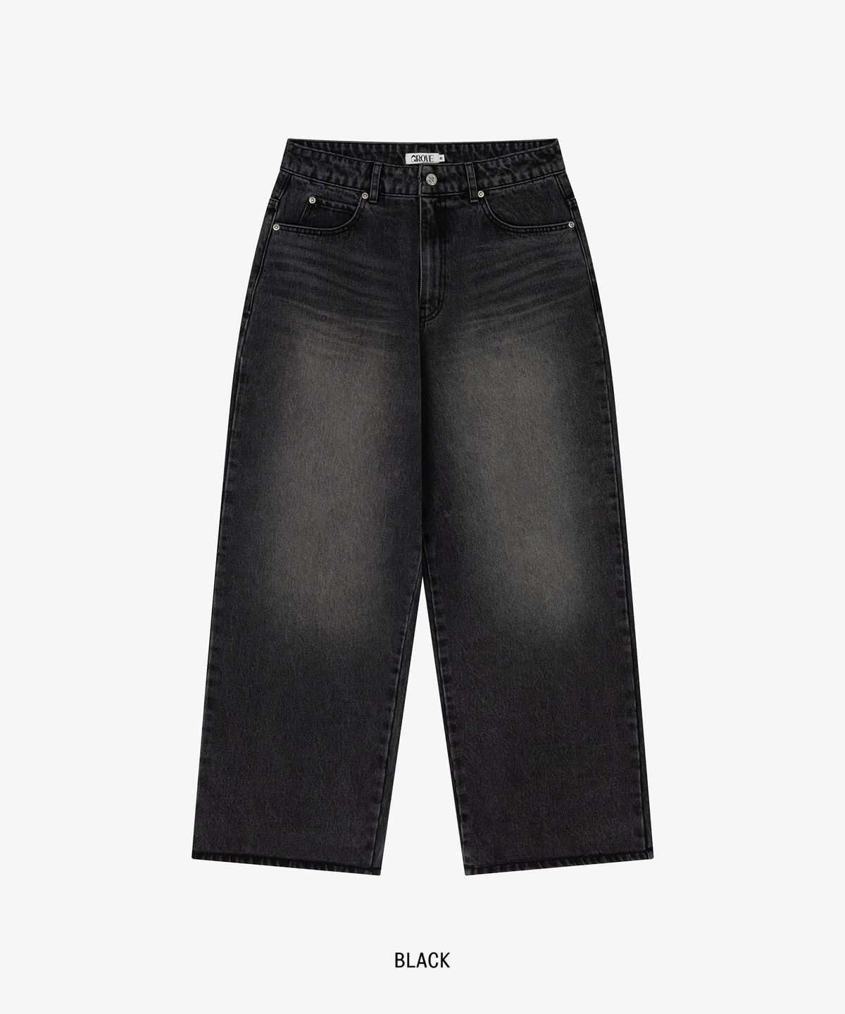 그로브(GROVE) LID HIGH WAIST DENIM PANTS [2COLORS]