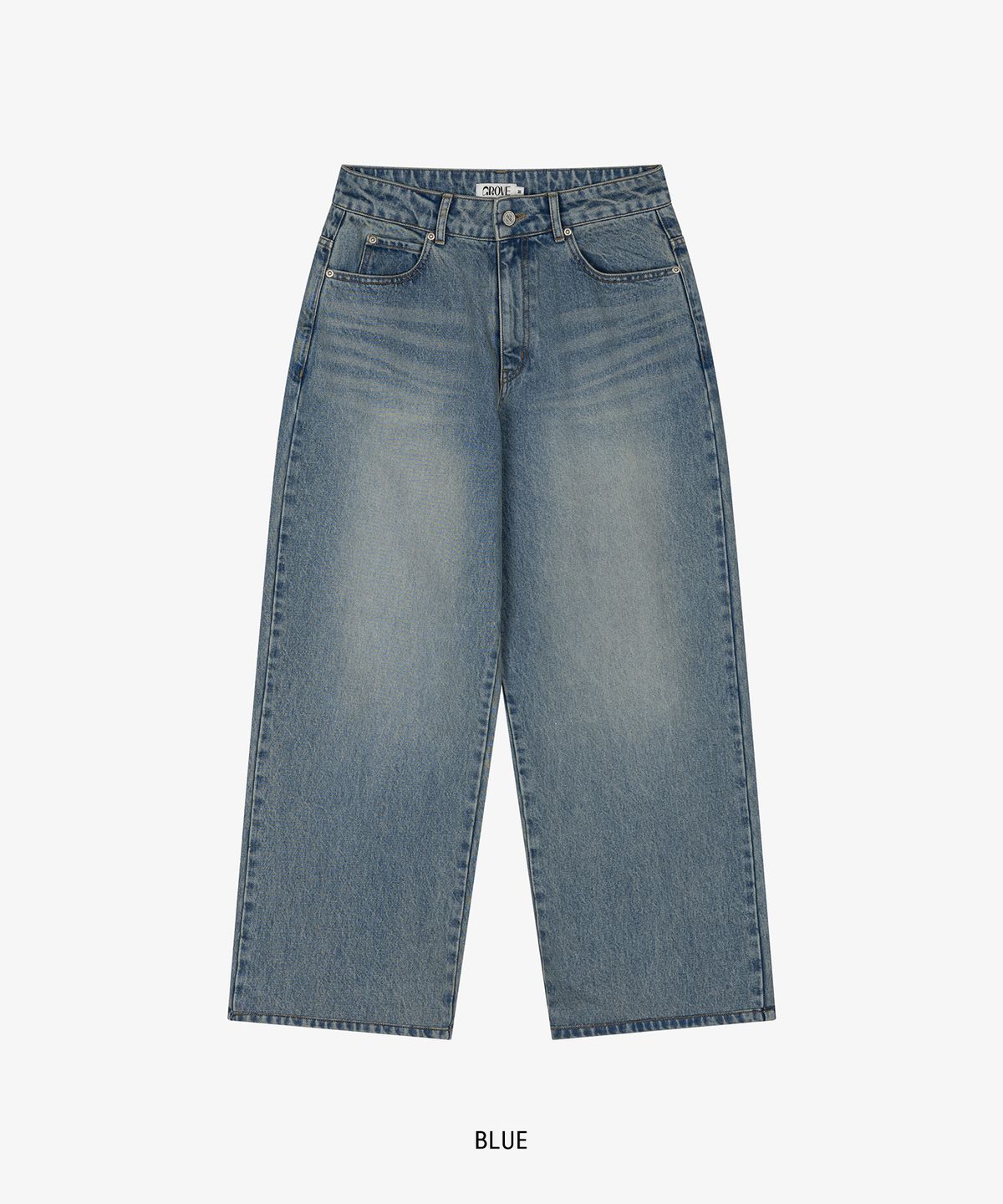 그로브(GROVE) LID HIGH WAIST DENIM PANTS [2COLORS]