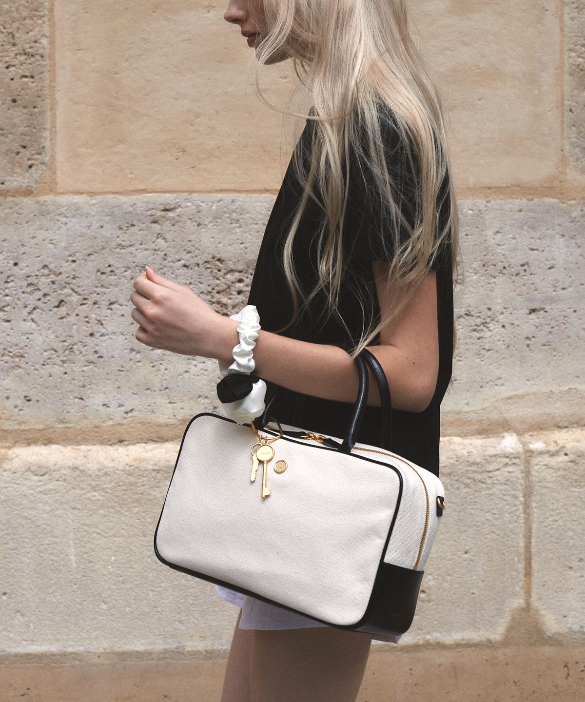 르메메(LEMEME) Sac Grand Jour Canvas Ivory