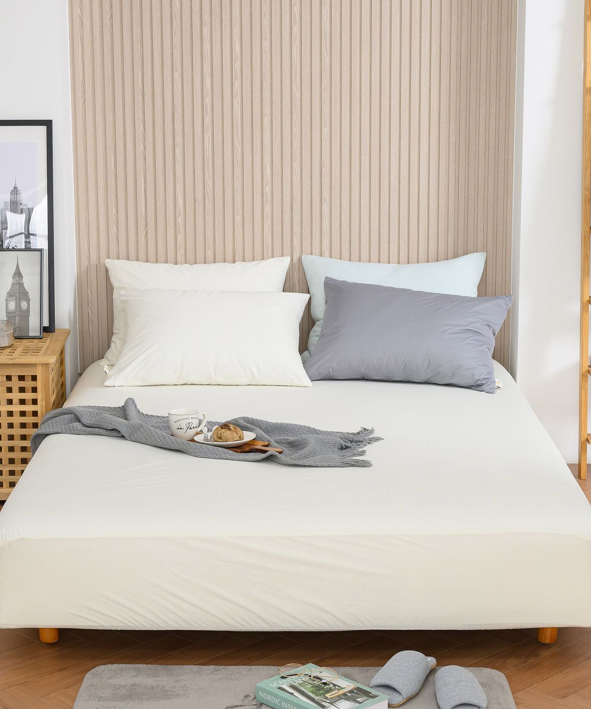 샤이닝홈(SHININGHOME) 더블리 스웨트 생활방수 매트리스커버 (S/SS/Q/K) 4size 3컬러
