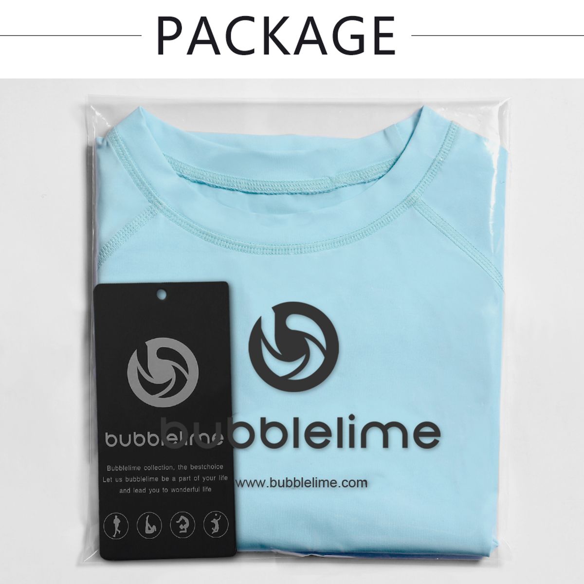 버블라임(BUBBLELIME) 여성 슬림핏 래쉬가드 여자 자외선차단 긴팔 수영복상의 F06