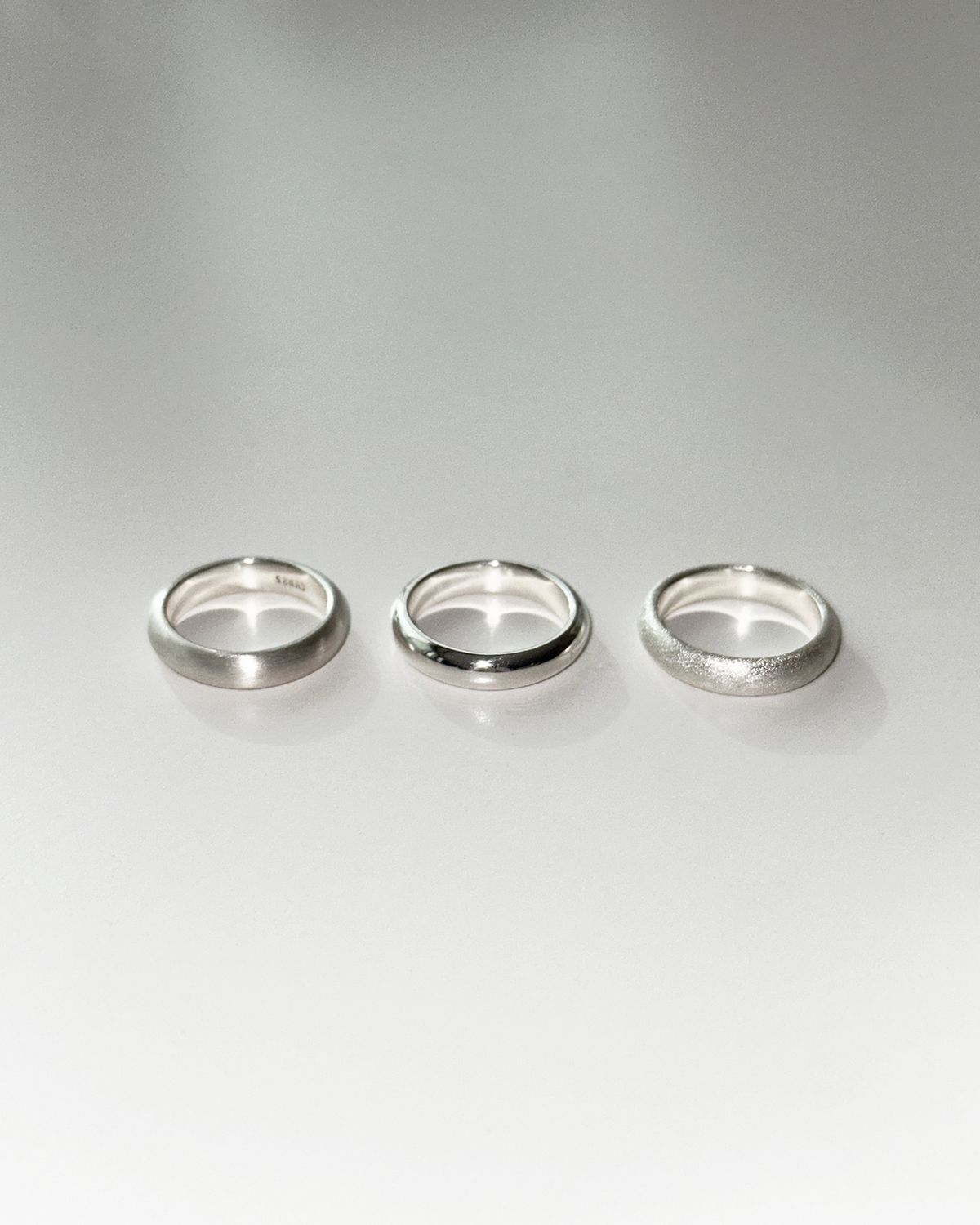 빈움(VINOOM) Bold texture ring set (세트)