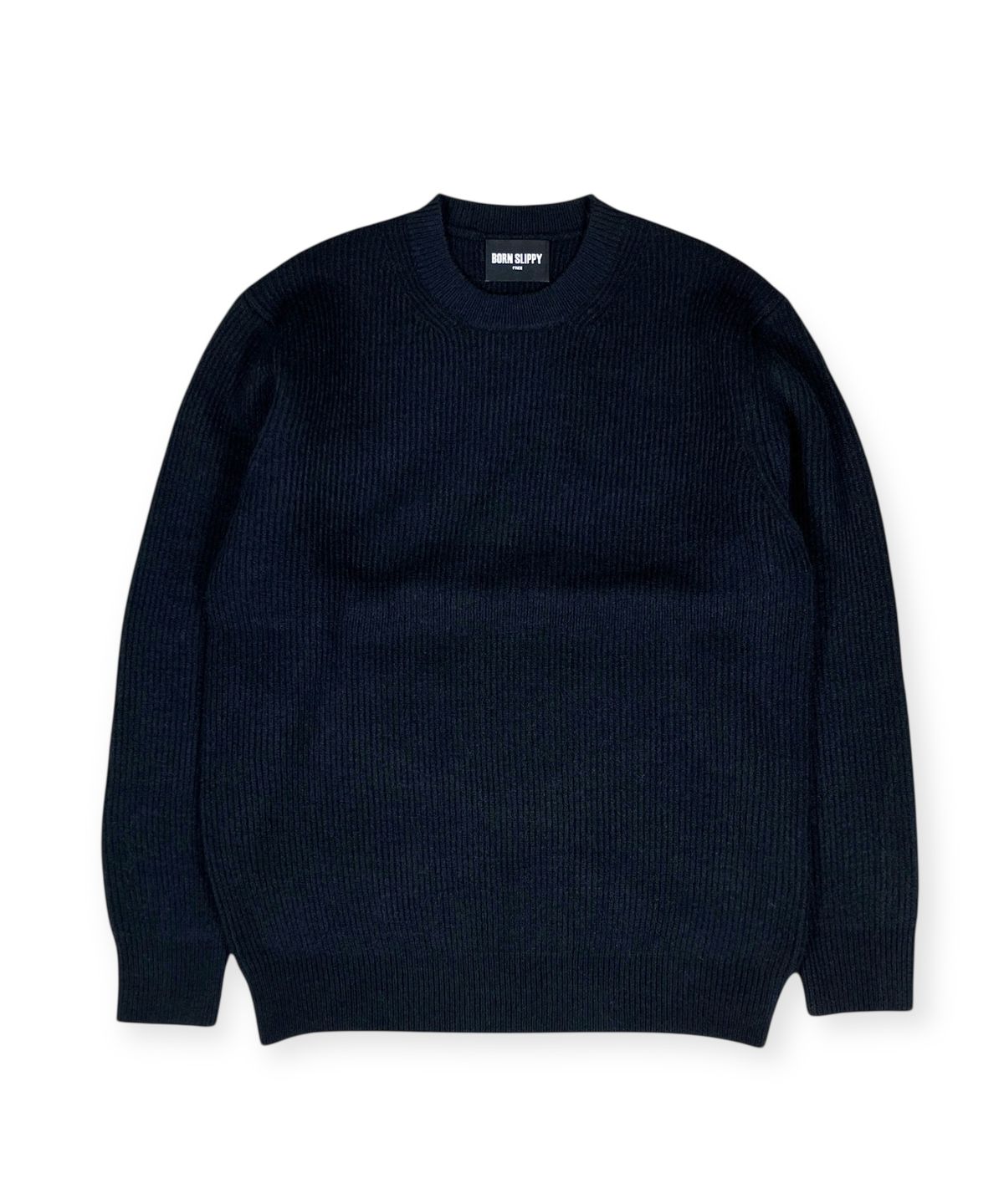 본슬리피(BORN SLIPPY) Soft Hachi Cushion Round Knit (Black)
