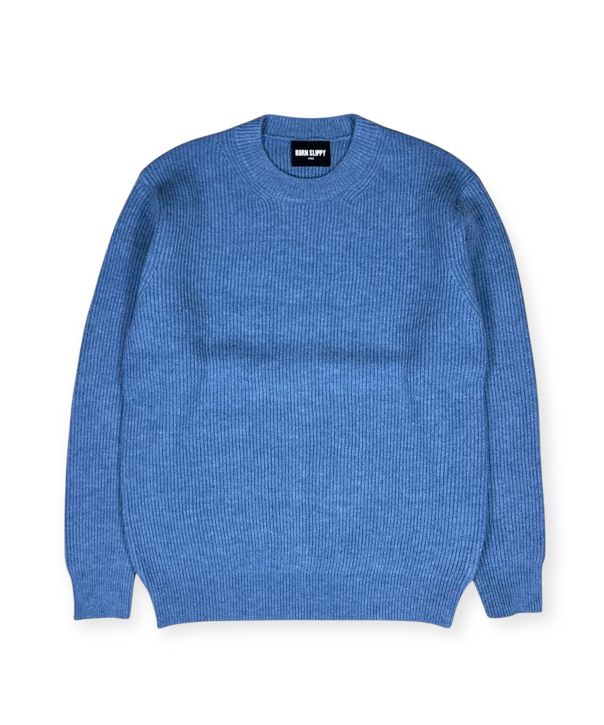 본슬리피(BORN SLIPPY) Soft Hachi Cushion Round Knit (Blue)