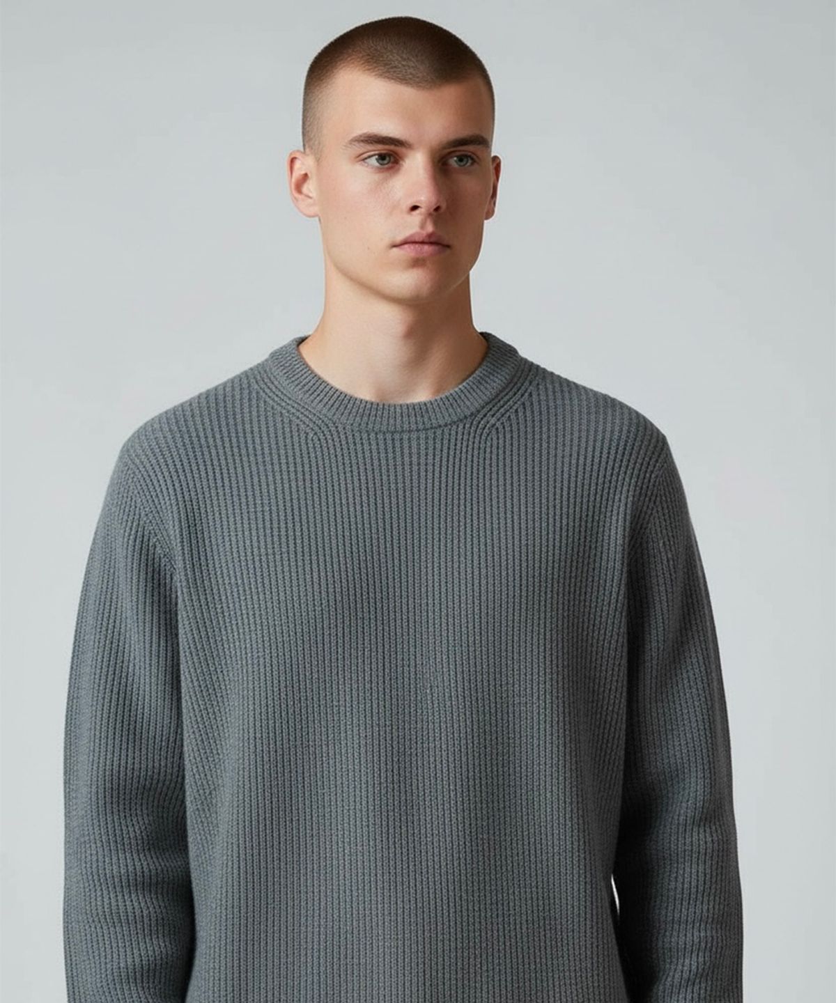 본슬리피(BORN SLIPPY) Soft Hachi Cushion Round Knit (Charcoal)