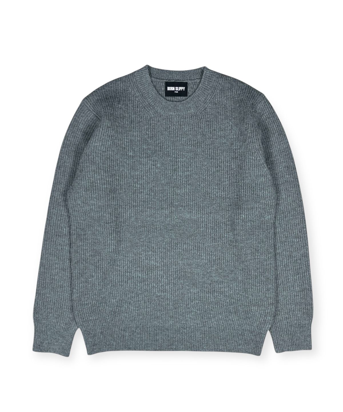 본슬리피(BORN SLIPPY) Soft Hachi Cushion Round Knit (Charcoal)