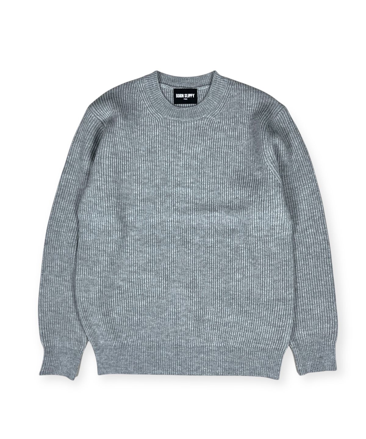 본슬리피(BORN SLIPPY) Soft Hachi Cushion Round Knit (Gray)