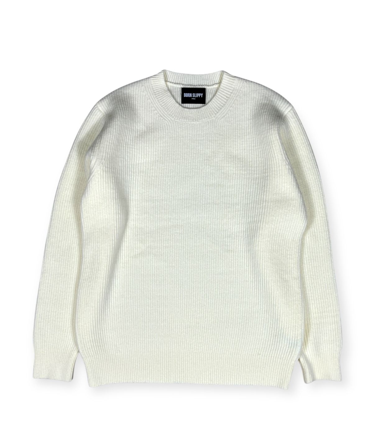 본슬리피(BORN SLIPPY) Soft Hachi Cushion Round Knit (Ivory)