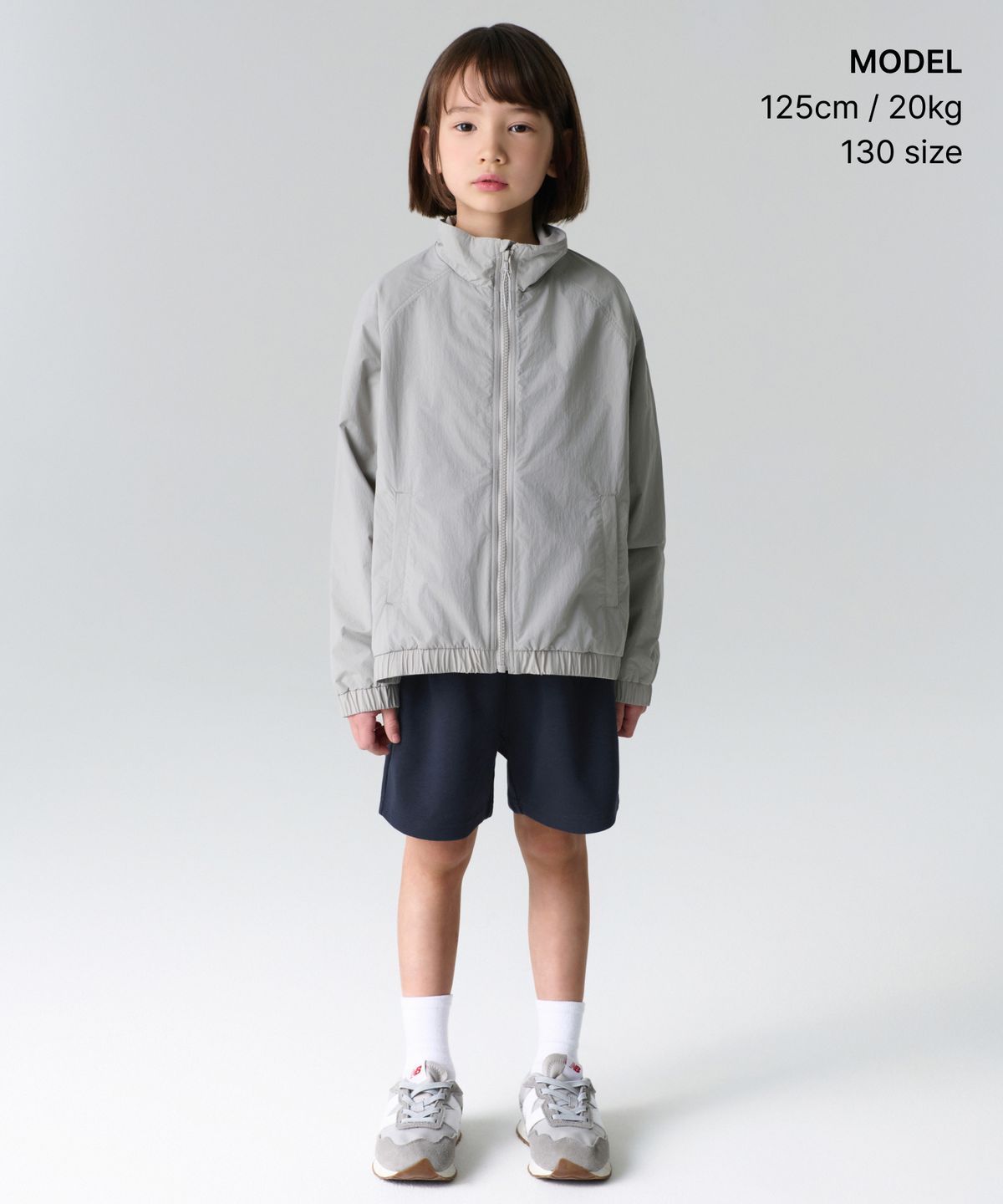 무신사 스탠다드 키즈(MUSINSA STANDARD KIDS) [쿨탠다드] 복서 핏 스웨트 쇼츠 [네이비]