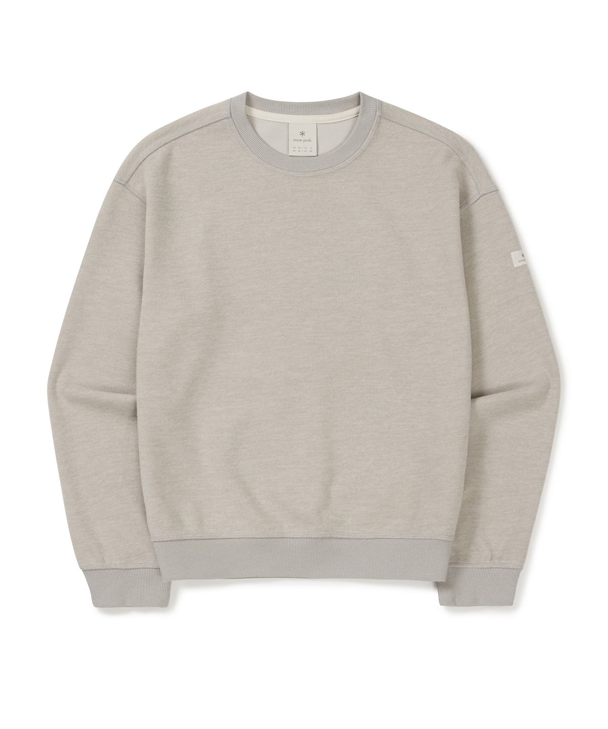 스노우피크 어패럴(SNOWPEAK APPAREL) 니트 여성 맨투맨 (S25SWFHT31) Sand Beige