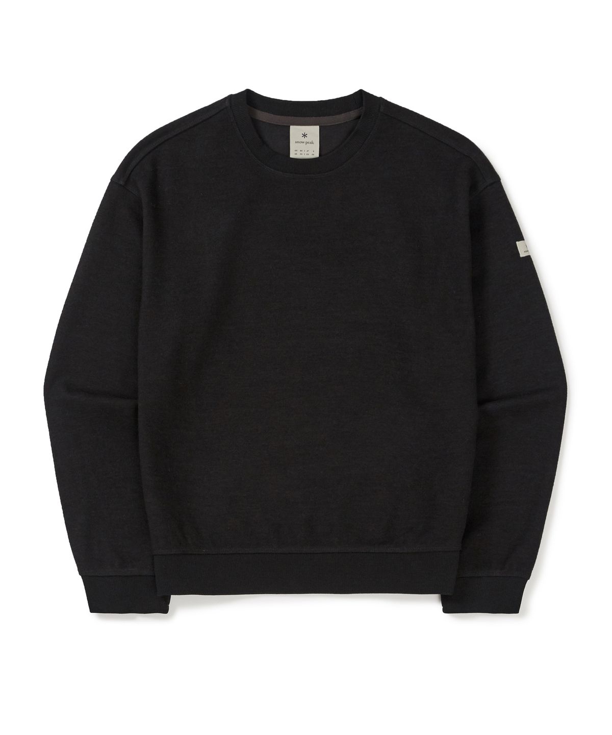 스노우피크 어패럴(SNOWPEAK APPAREL) 니트 여성 맨투맨 (S25SWFHT31) Black