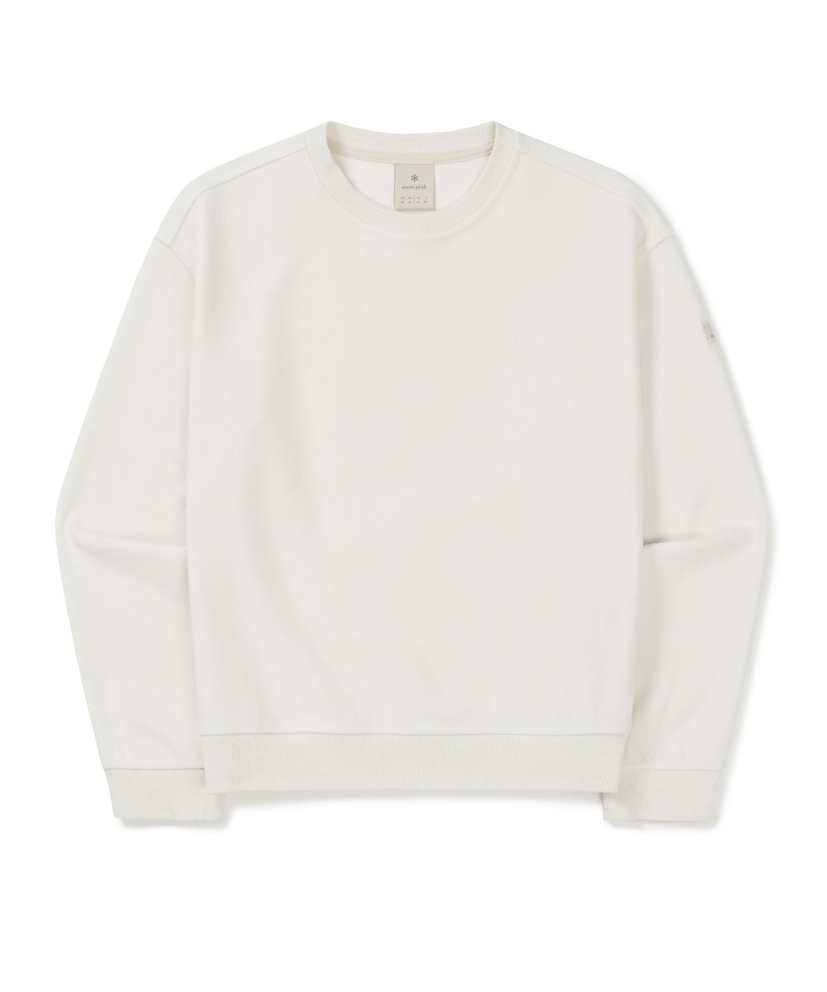 스노우피크 어패럴(SNOWPEAK APPAREL) 니트 여성 맨투맨 (S25SWFHT31) Butter Ivory