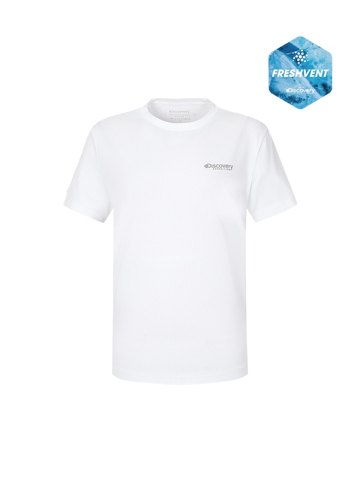 디스커버리 익스페디션(DISCOVERY EXPEDITION) 프레시벤트 여성 벤프 반팔티셔츠 (WHITE)