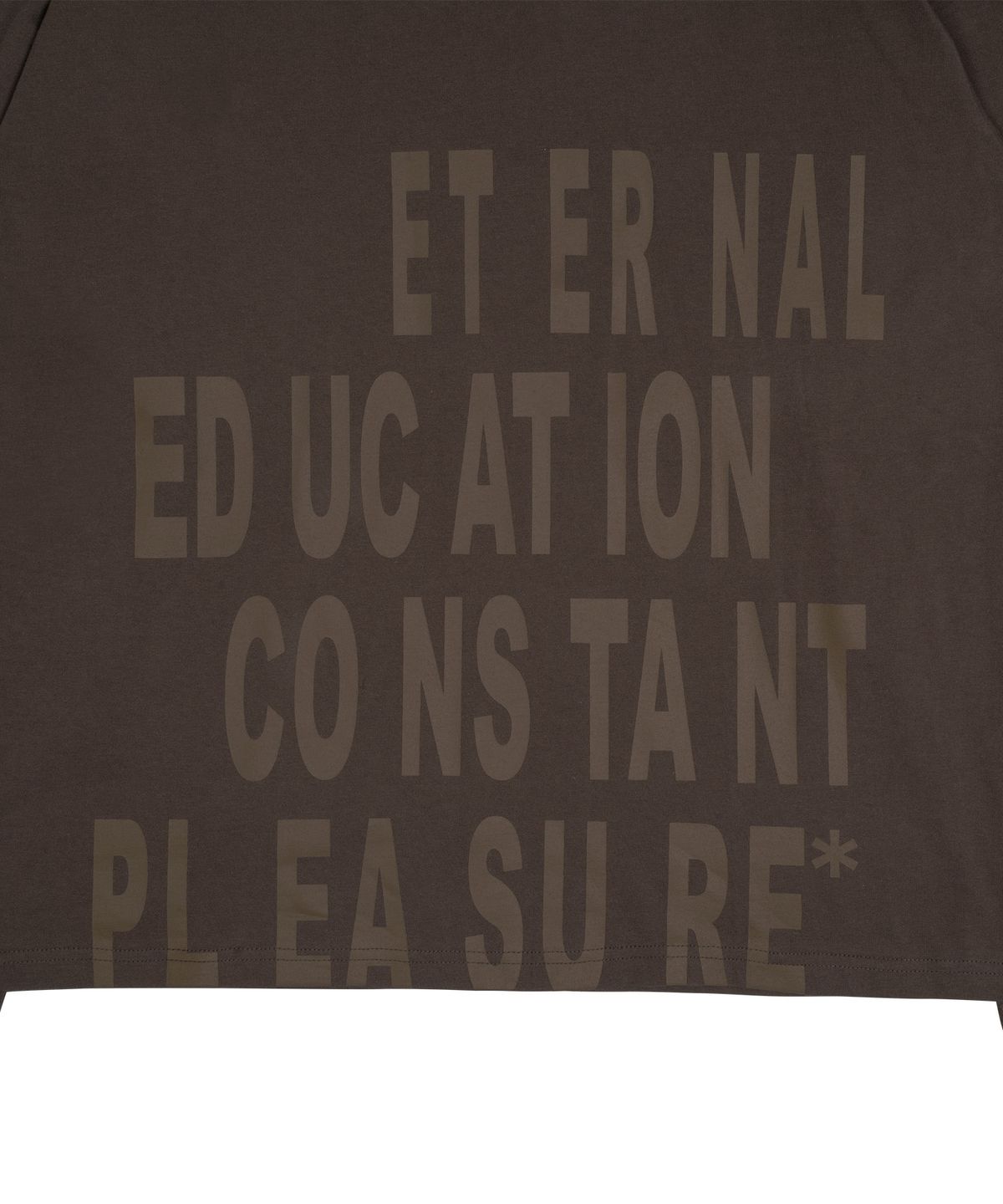 더콜디스트모먼트(THE COLDEST MOMENT) TCM eternal long sleeve (brown)