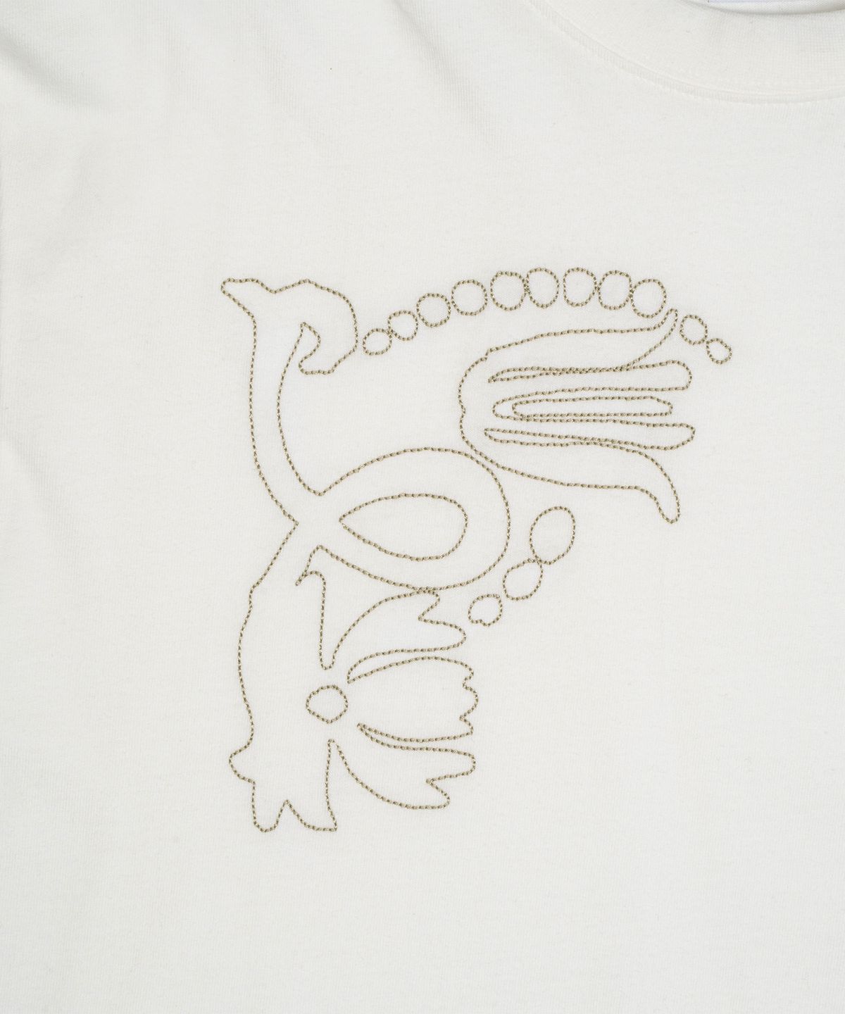 더콜디스트모먼트(THE COLDEST MOMENT) TCM garden long sleeve (white/ivory)