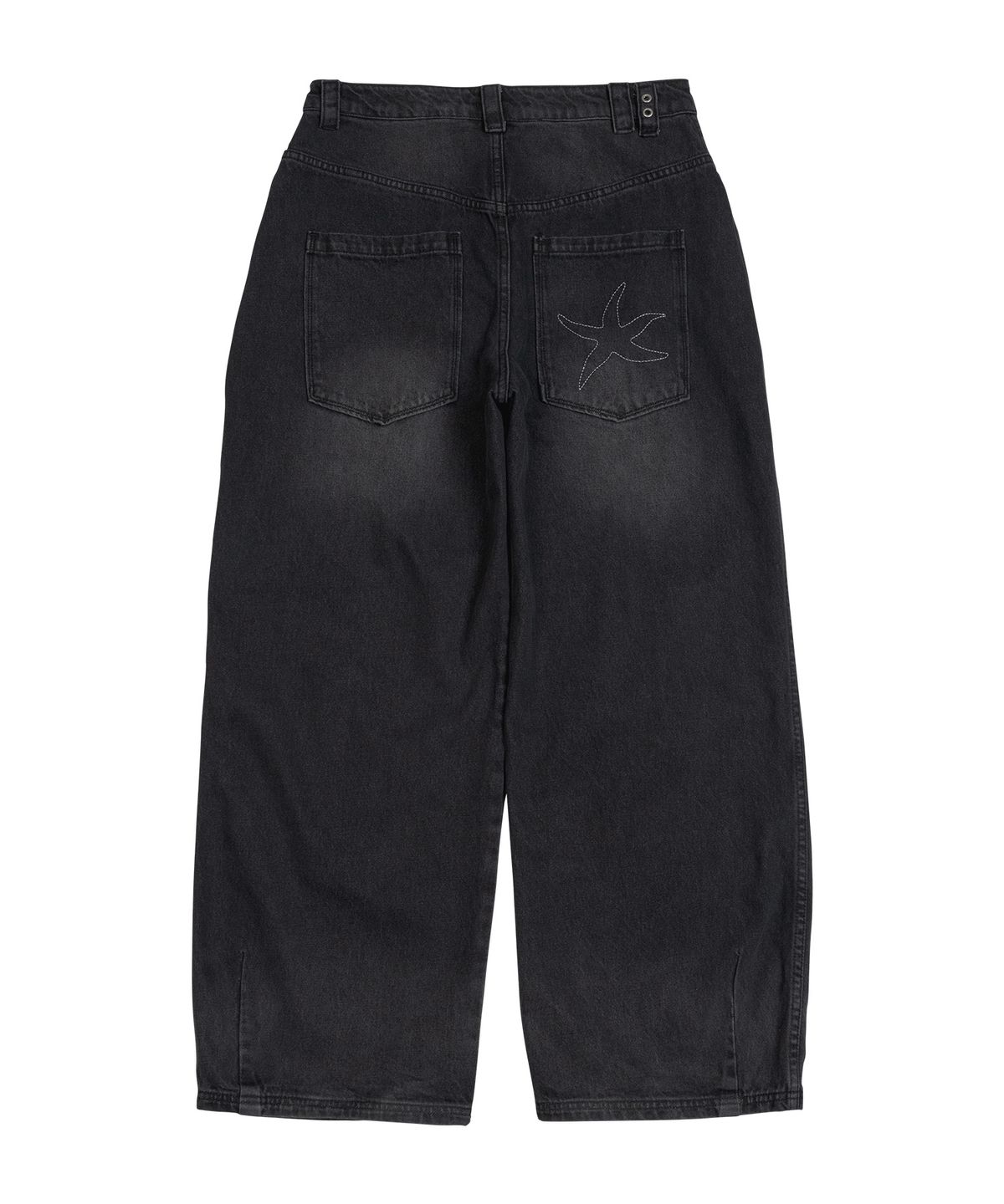 더콜디스트모먼트(THE COLDEST MOMENT) TCM starfish denim pants (black)