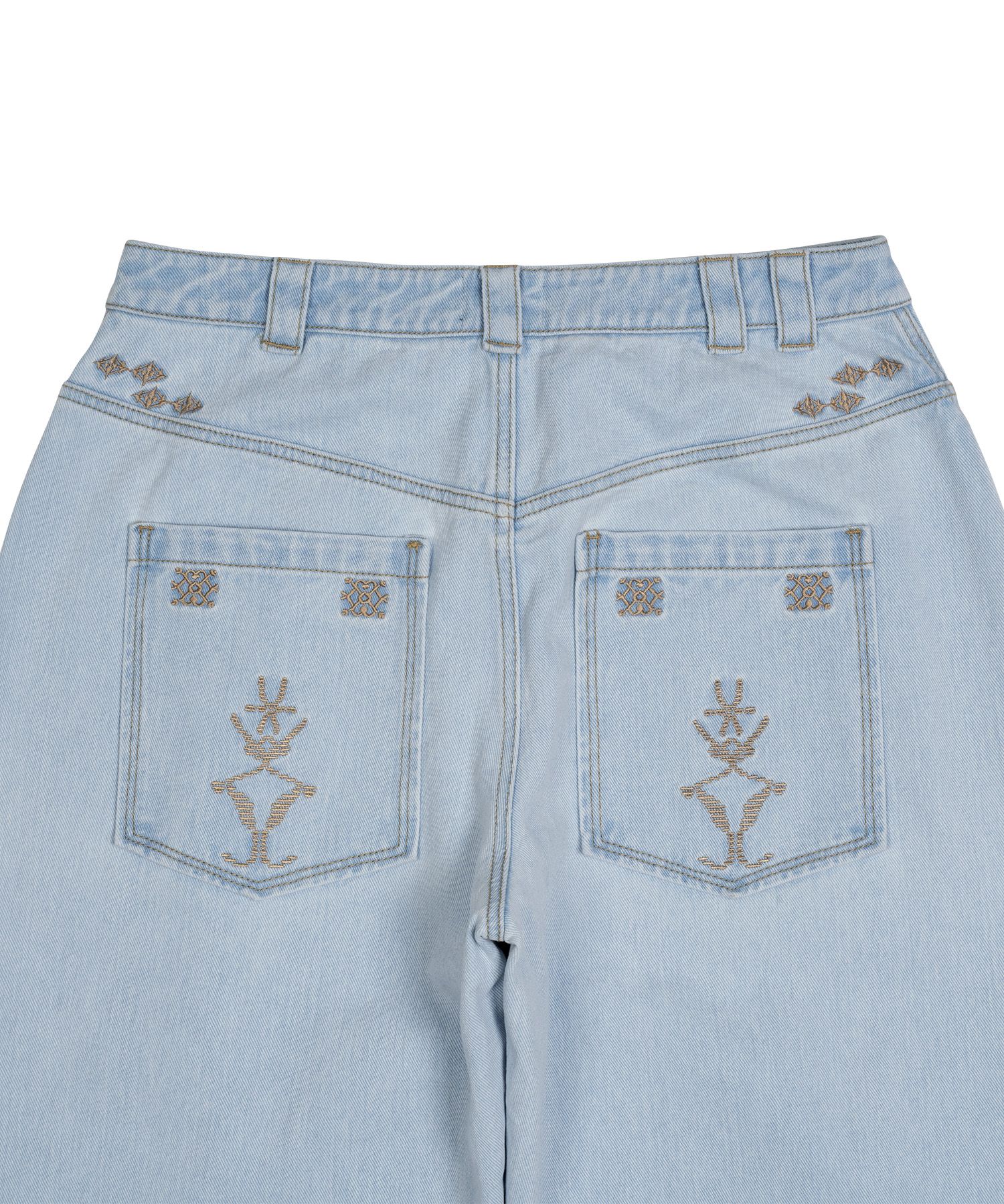 【THE COLDEST MOMENT】25ss TCM ethnic denim pants MUSINSA | THE COLDEST MOMENT TCM ethnic denim pants (light blue)