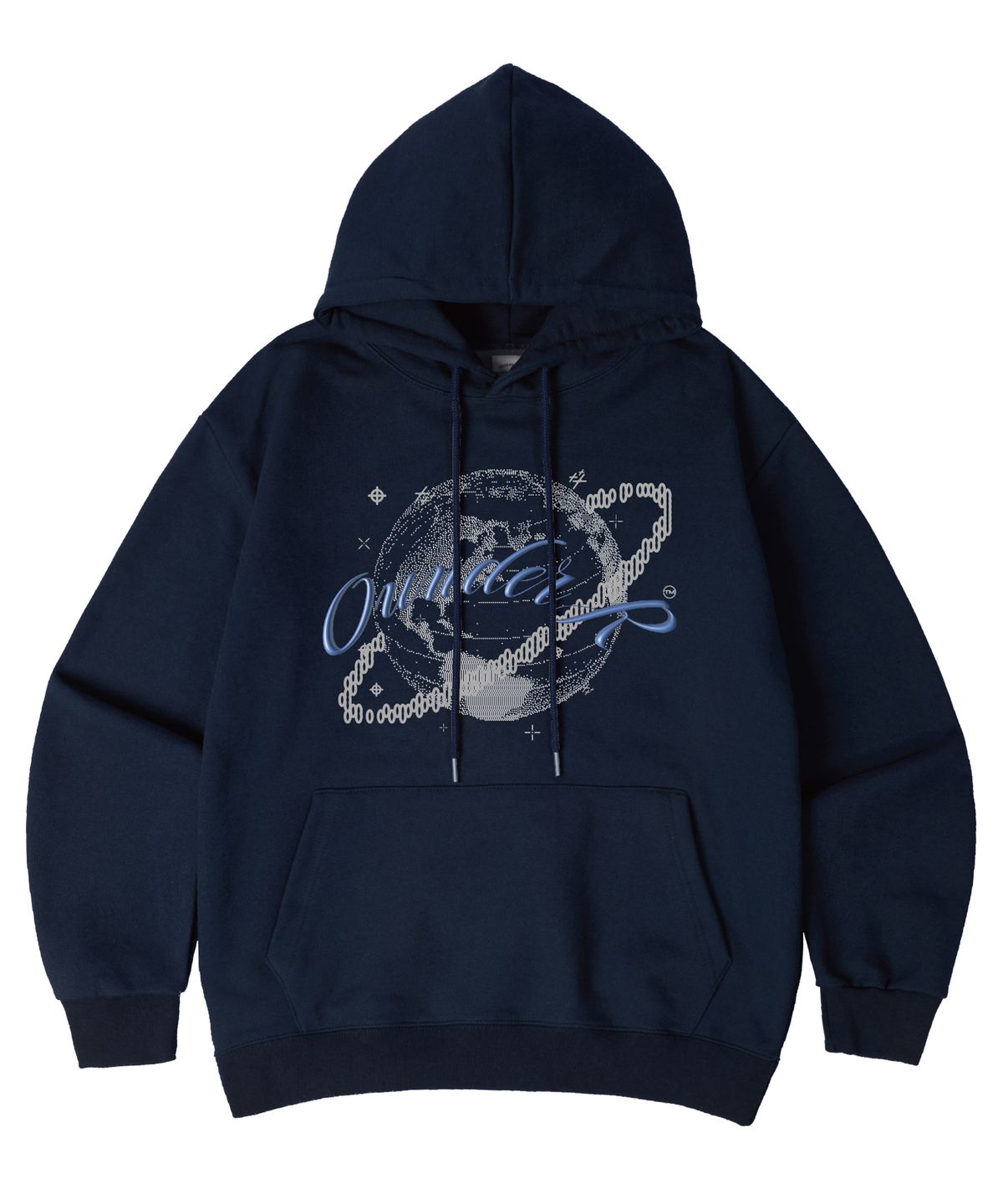 오언더알(OUNDERR) PLANET 오버핏 후드 티셔츠 7 COLORS [기모]