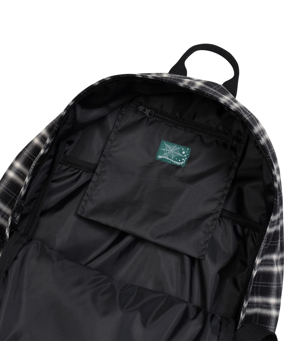 더콜디스트모먼트(THE COLDEST MOMENT) TCM starfish check backpack (black)