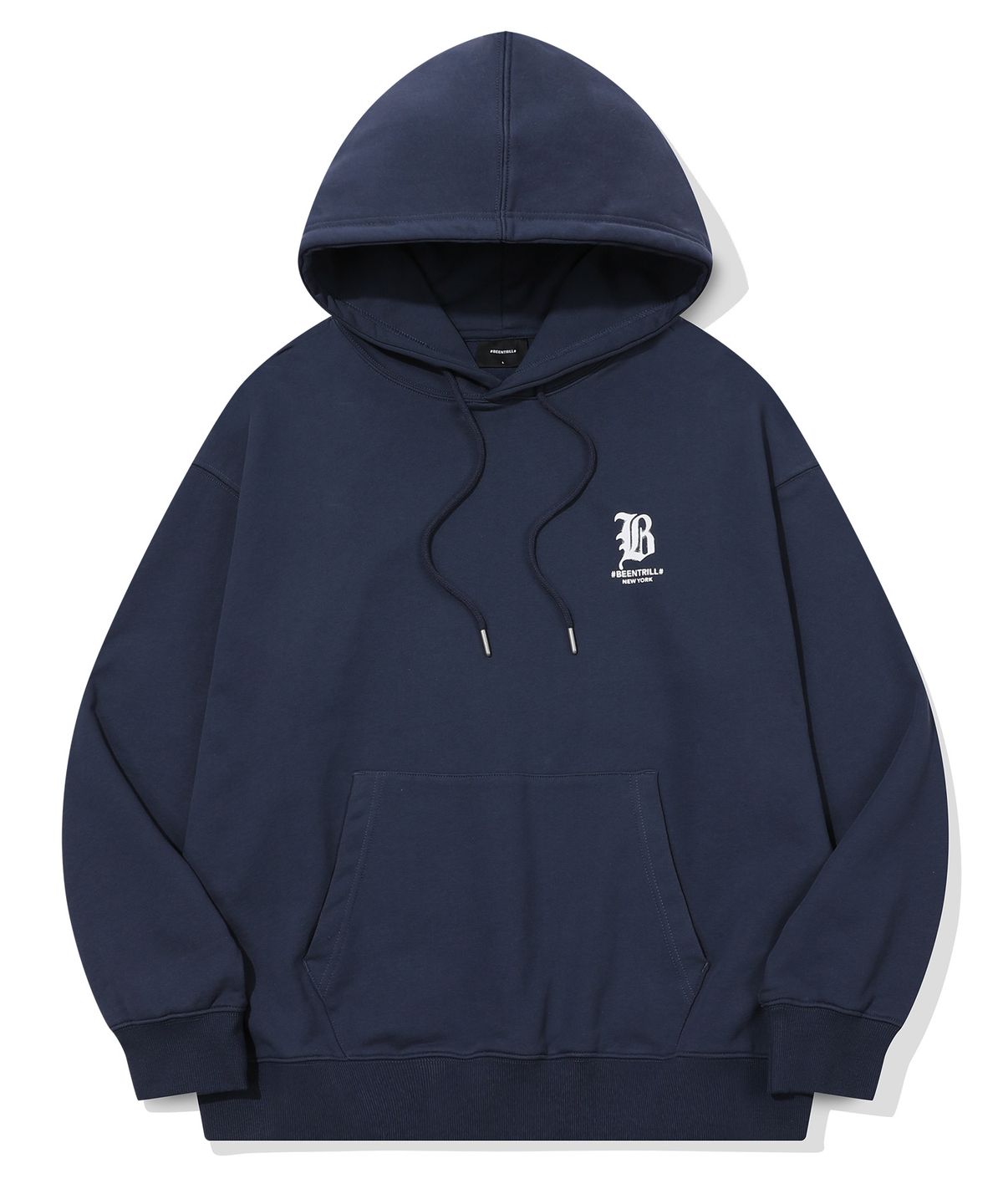 빈트릴(BEENTRILL) B고딕 로고 후드(인디고)