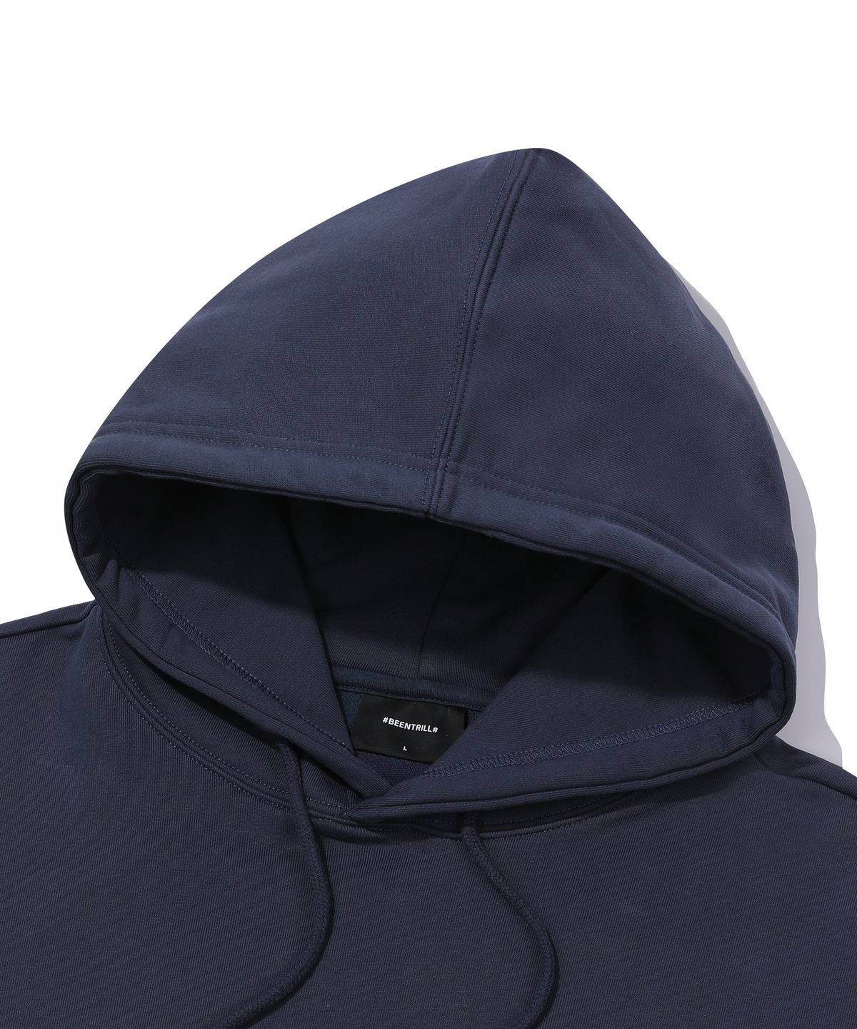 빈트릴(BEENTRILL) B고딕 로고 후드(인디고)