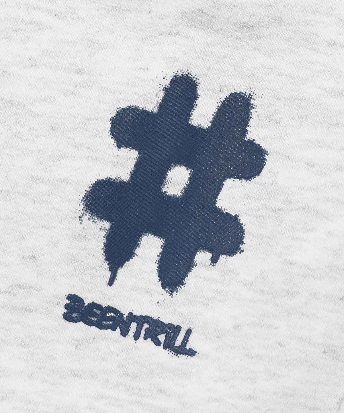 빈트릴(BEENTRILL) 스프레이 해시태그 트레이닝 팬츠(아이스 그레이)