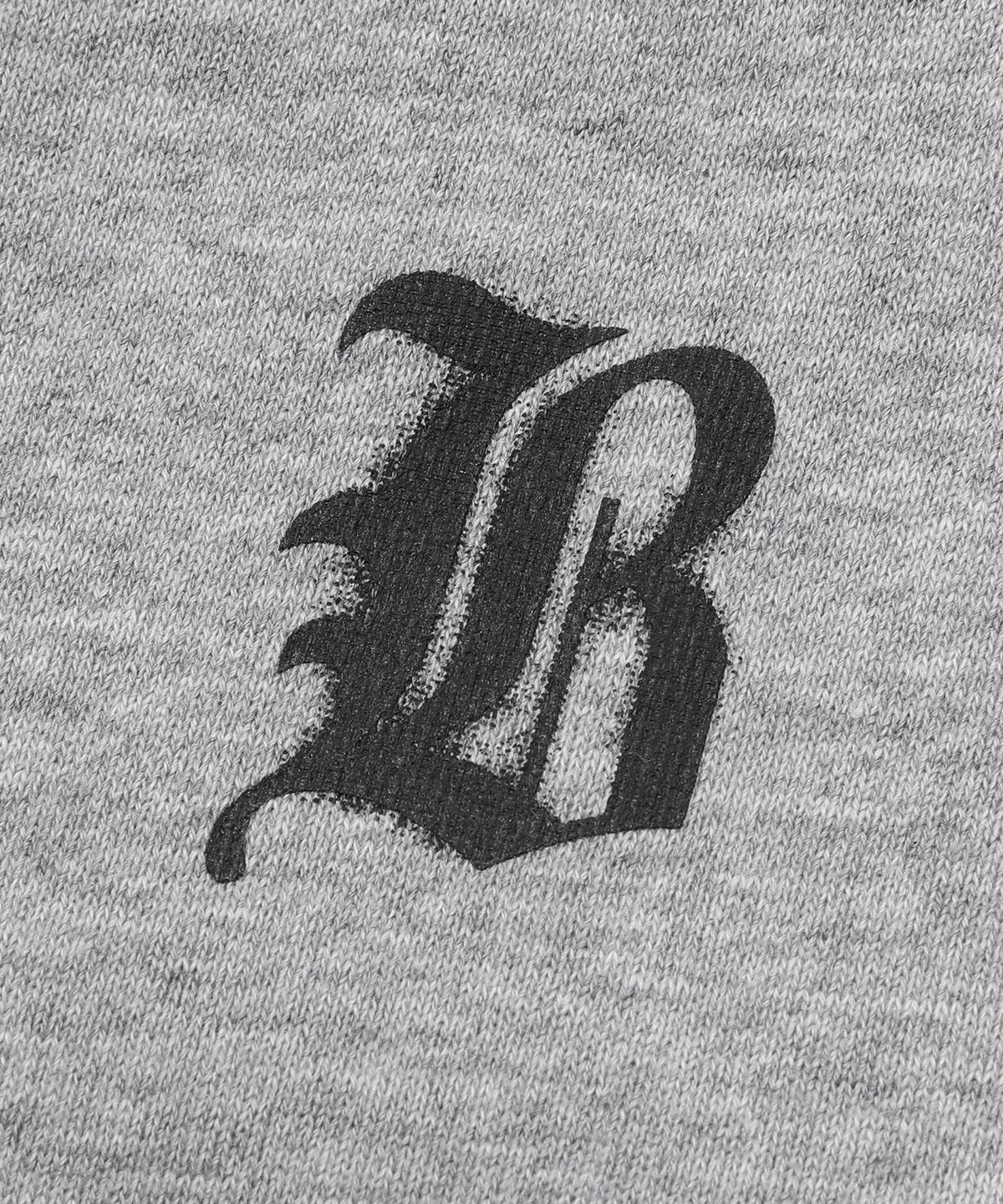 빈트릴(BEENTRILL) B고딕 로고 스웻 팬츠(멜란지 그레이)