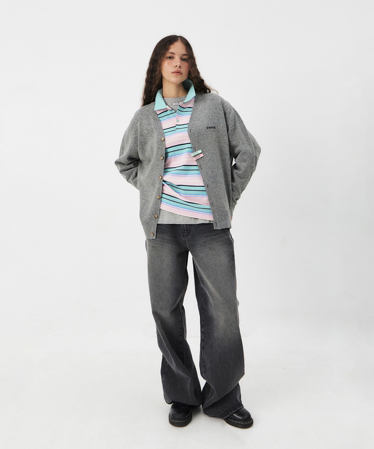 MUSINSA公式 | GROVE LAWSON CARDIGAN [4COLORS]