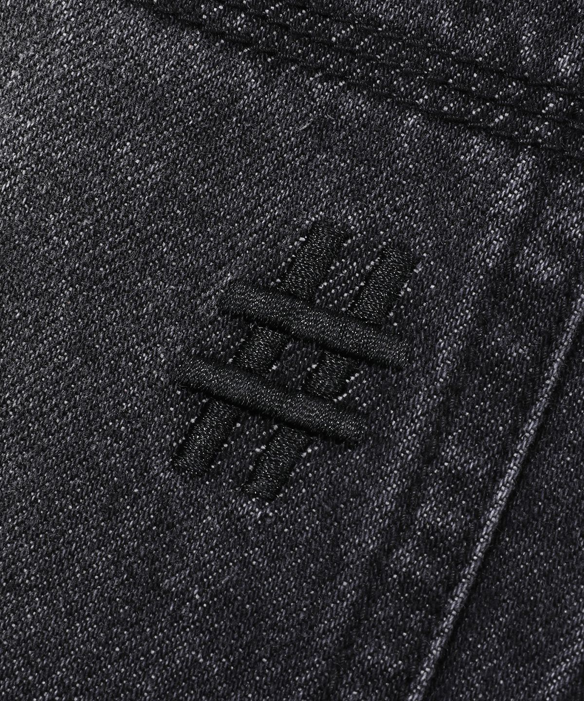 빈트릴(BEENTRILL) 더블니 데님 워크 팬츠(블랙)
