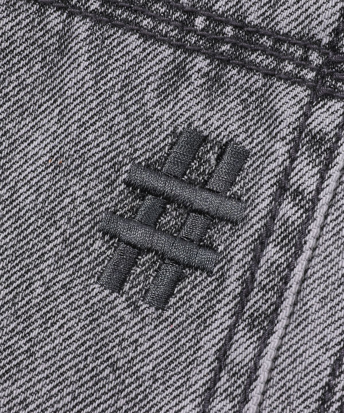 빈트릴(BEENTRILL) 더블니 데님 워크 팬츠(그레이)