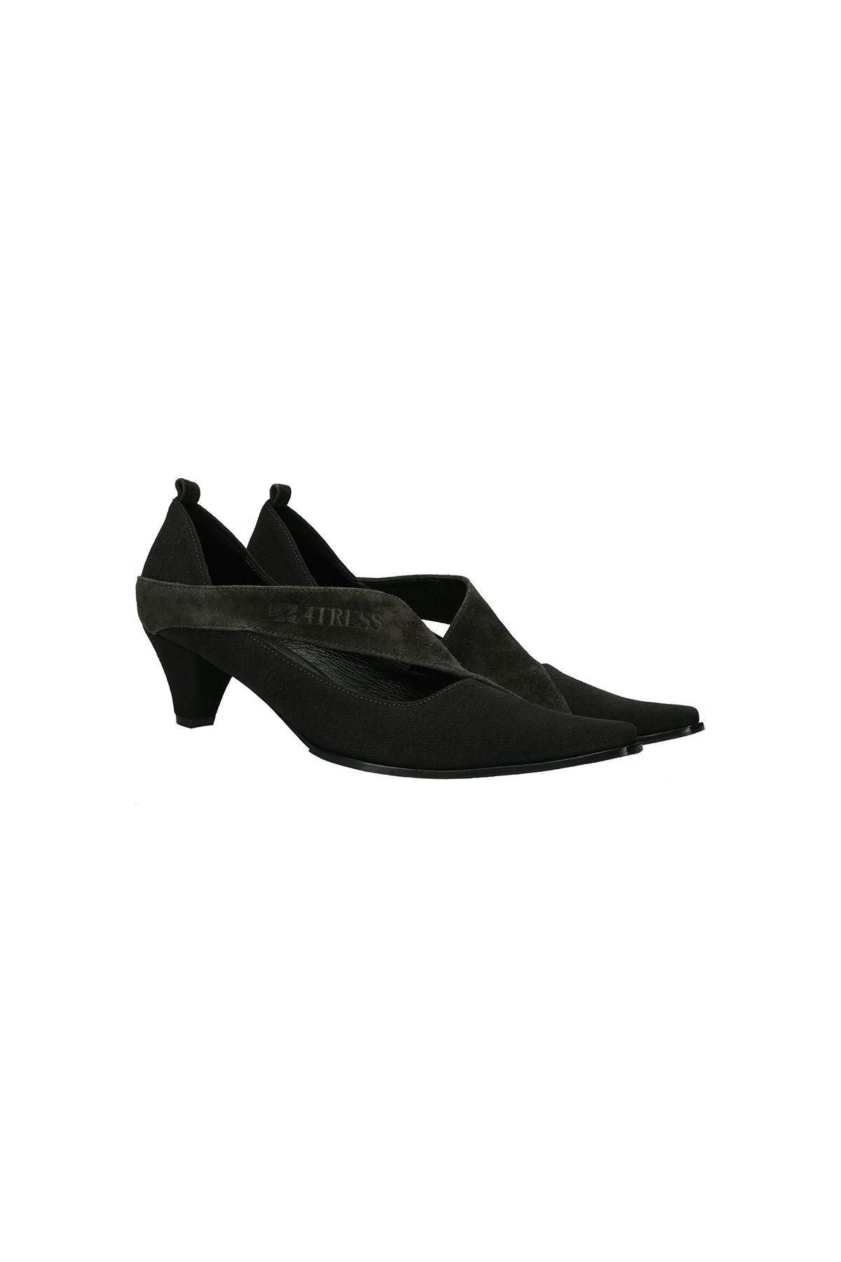 포트리스(4TRESS) LEATHER LAYERING PUMPS 01 BLACK